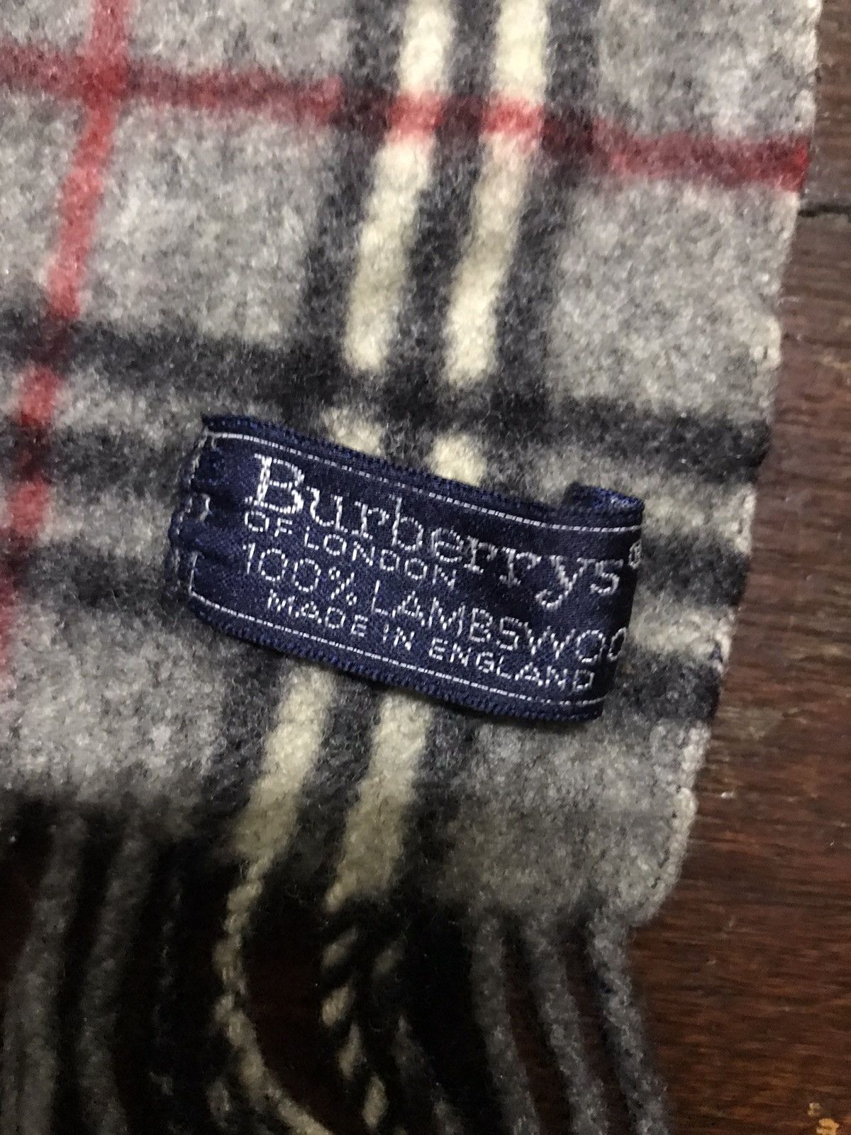 Burberry × Other × Vintage Vintage lambwool Burberry nova check scarf made in England Size ONE SIZE - 5 Thumbnail