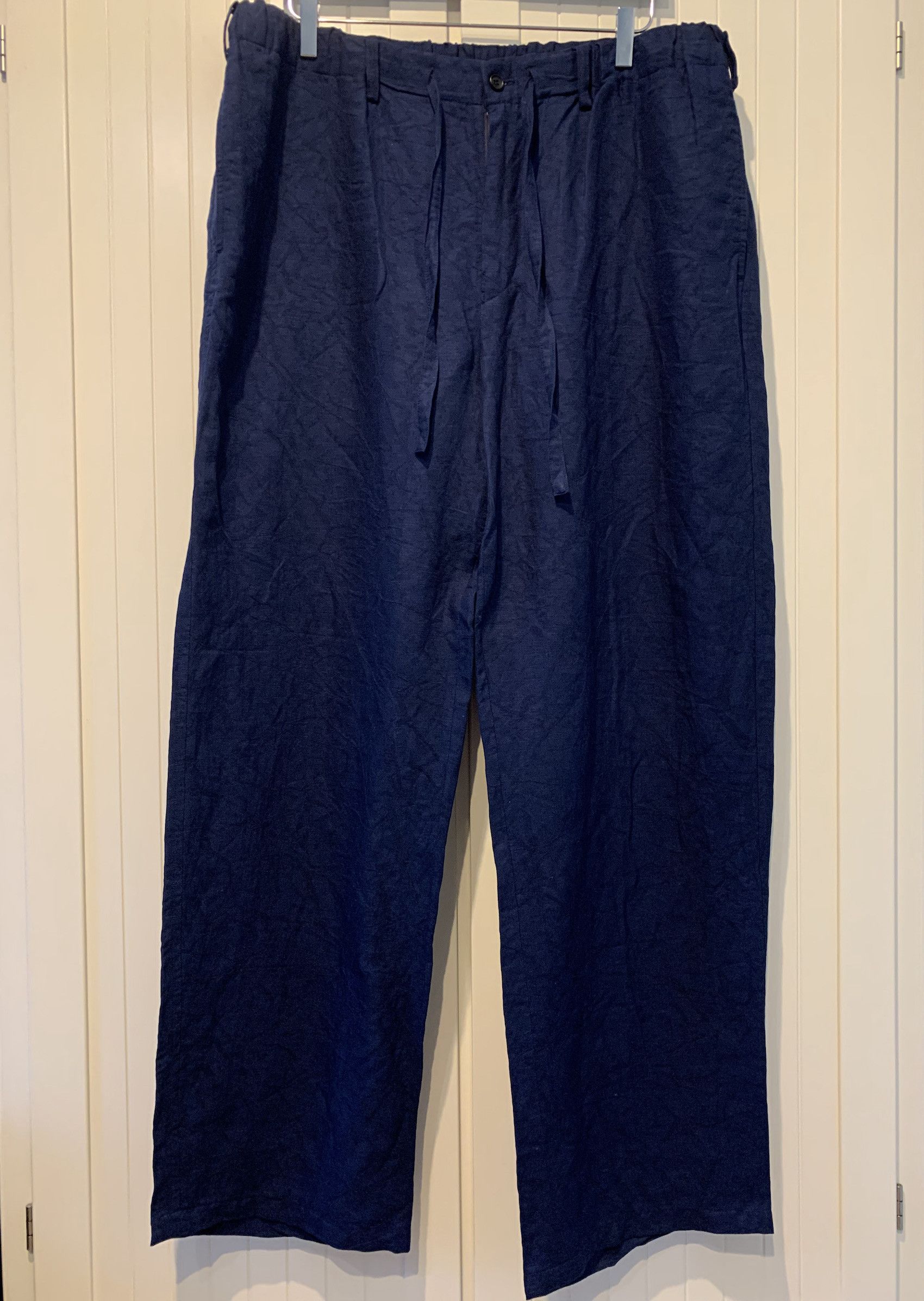 image of Issey Miyake Fw'18 Pant Relaxed in Navy, Men's (Size 38)