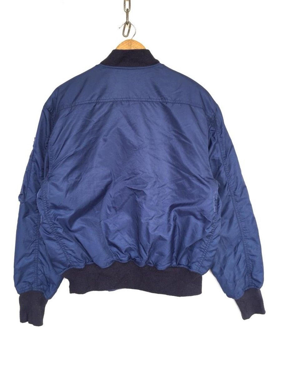Vintage Vintage Firefox Ma-1 Bomber Jacket Size US L / EU 52-54 / 3 - 3 Thumbnail