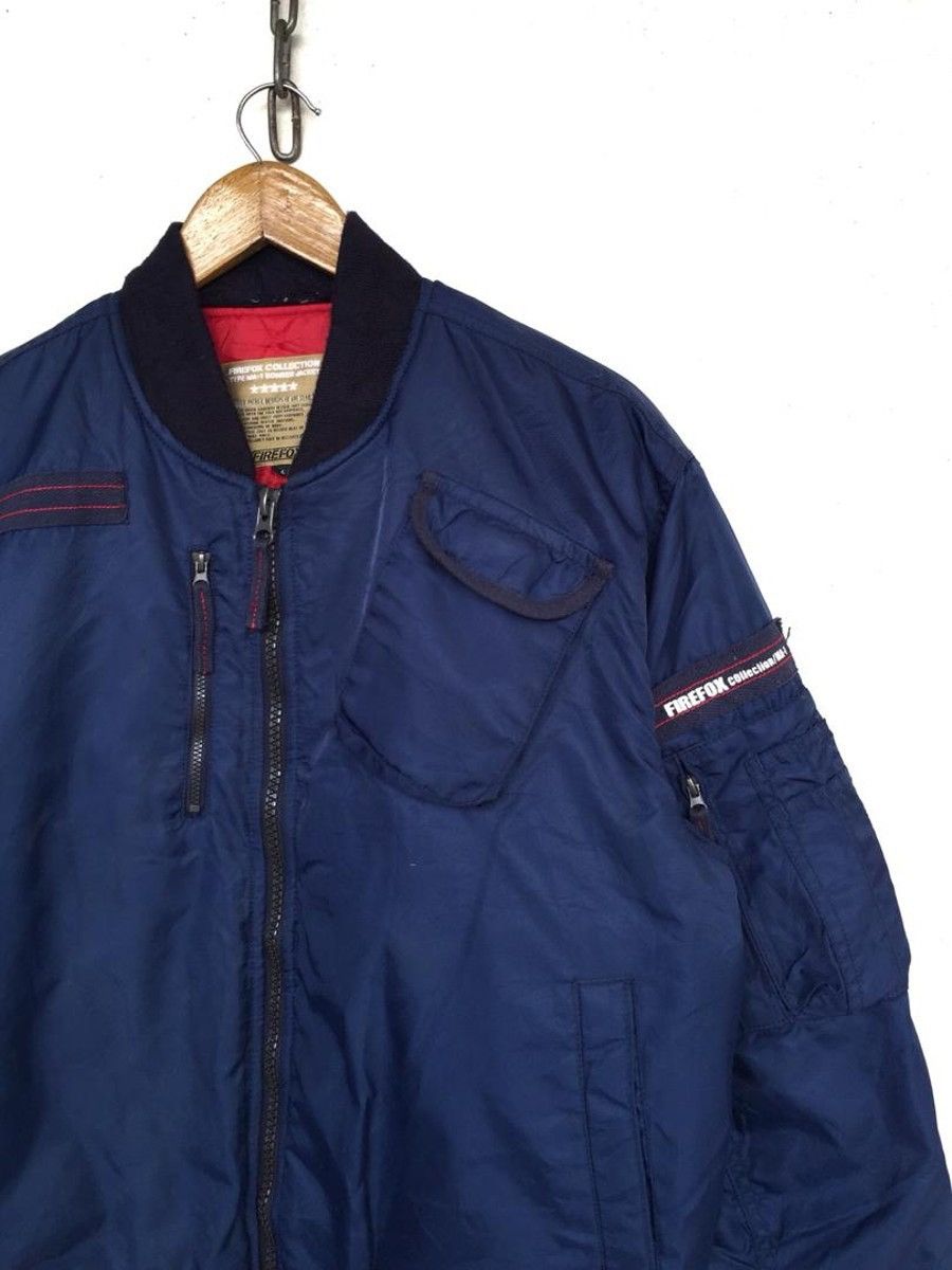 Vintage Vintage Firefox Ma-1 Bomber Jacket Size US L / EU 52-54 / 3 - 2 Thumbnail