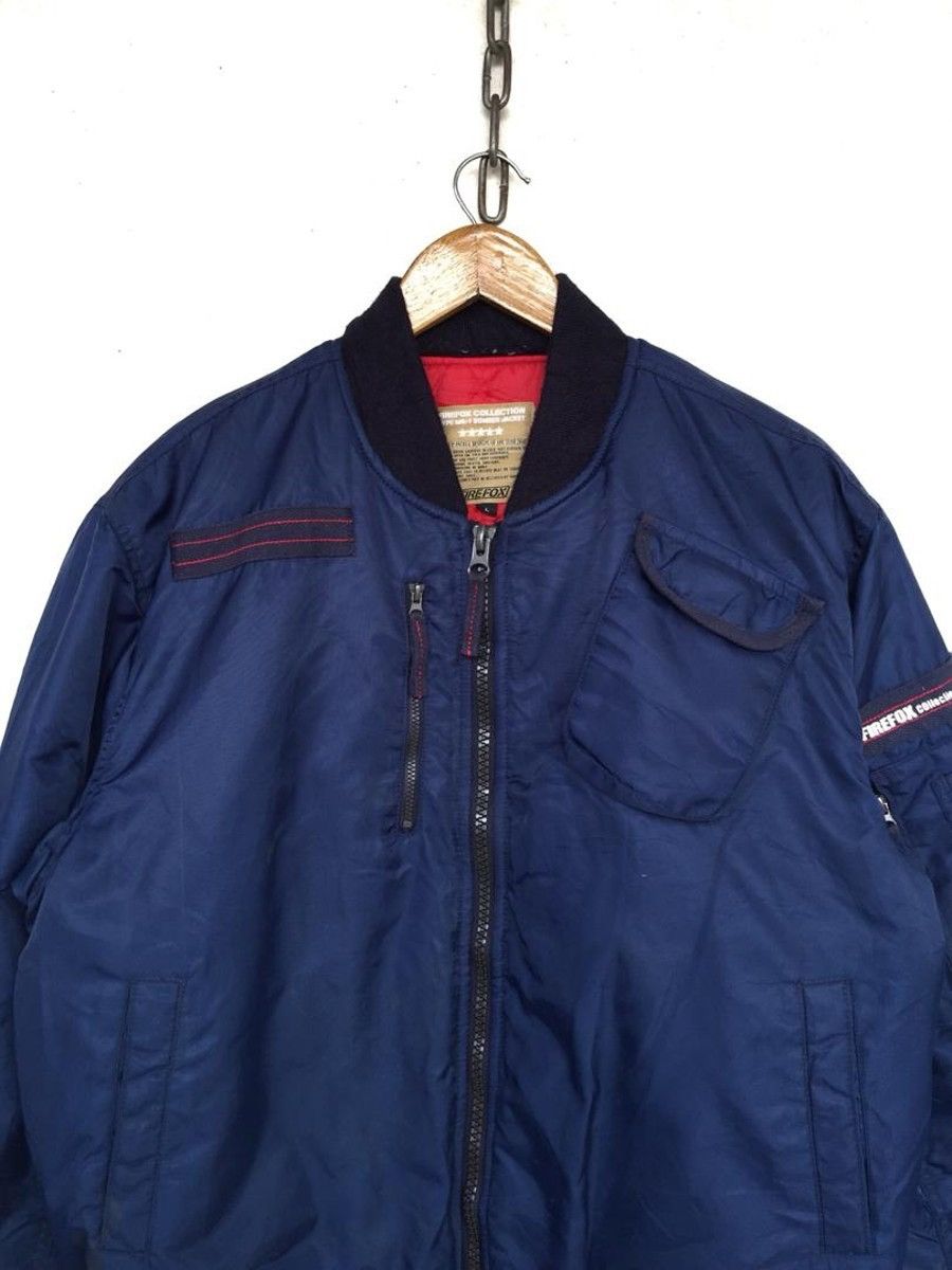 Vintage Vintage Firefox Ma-1 Bomber Jacket Size US L / EU 52-54 / 3 - 4 Thumbnail