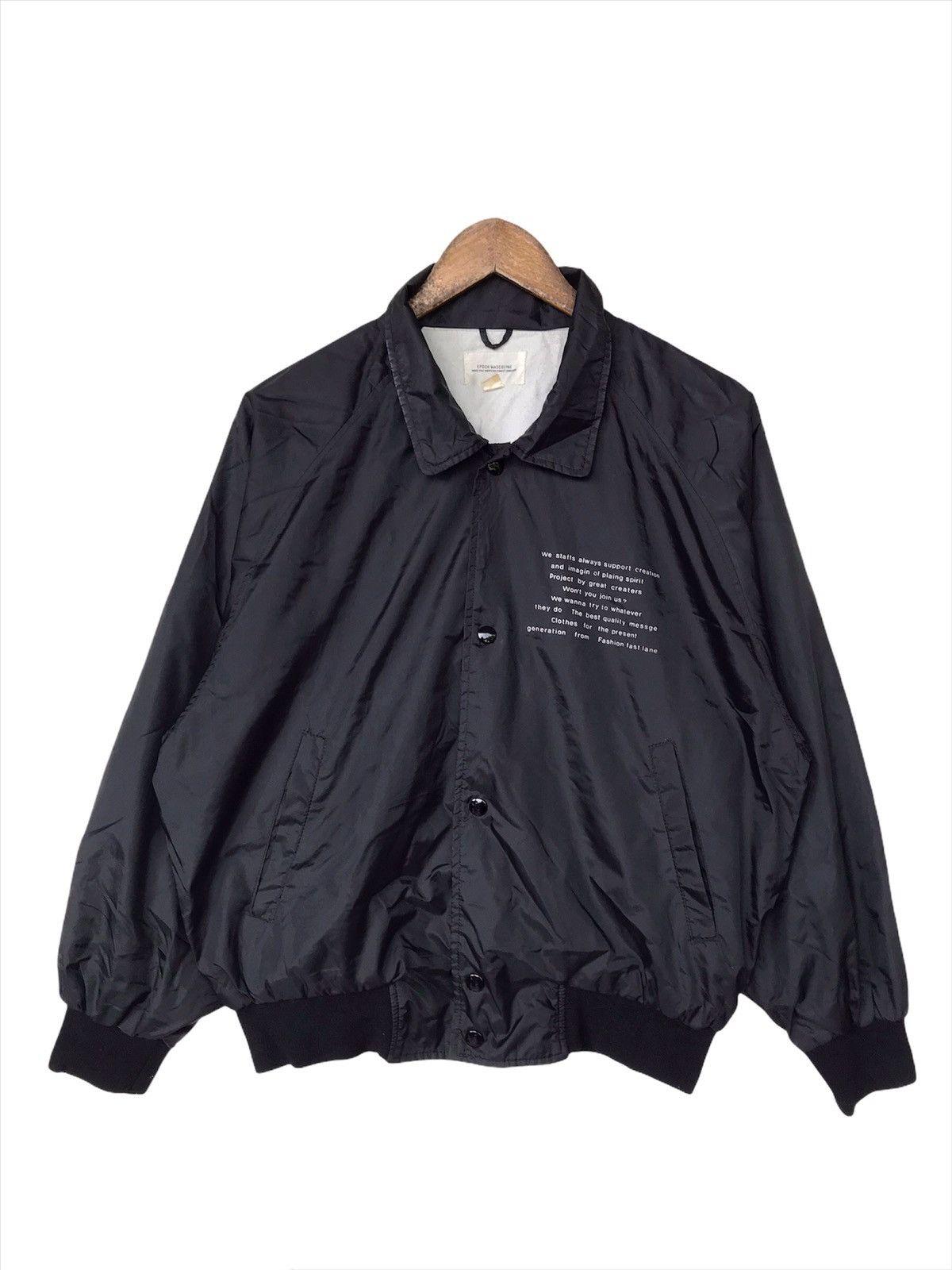 Vintage Vintage Epoch Masculine Bomber Jacket Size US M / EU 48-50 / 2 - 2 Thumbnail