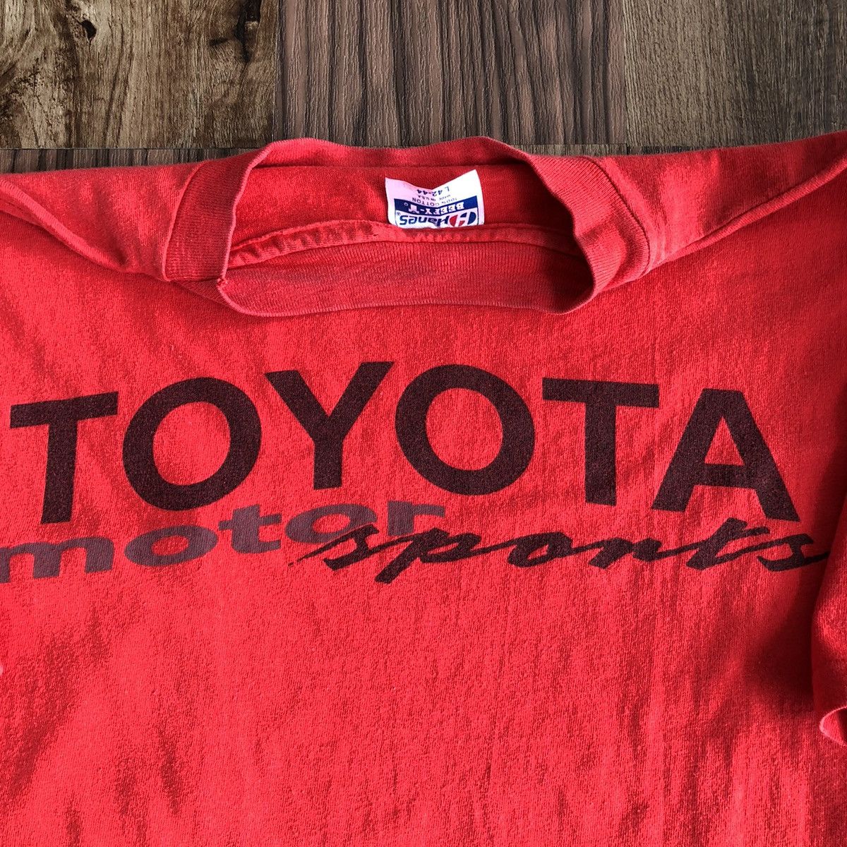 Hanes × Vintage Vintage Toyota Racing Team Tshirt Size US M / EU 48-50 / 2 - 6 Thumbnail