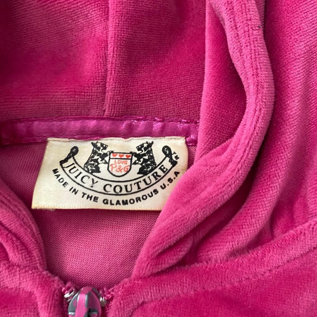 Juicy Couture Juicy Couture pink full zip hoodie big logo drip y2k Size M / US 6-8 / IT 42-44 - 2 Thumbnail