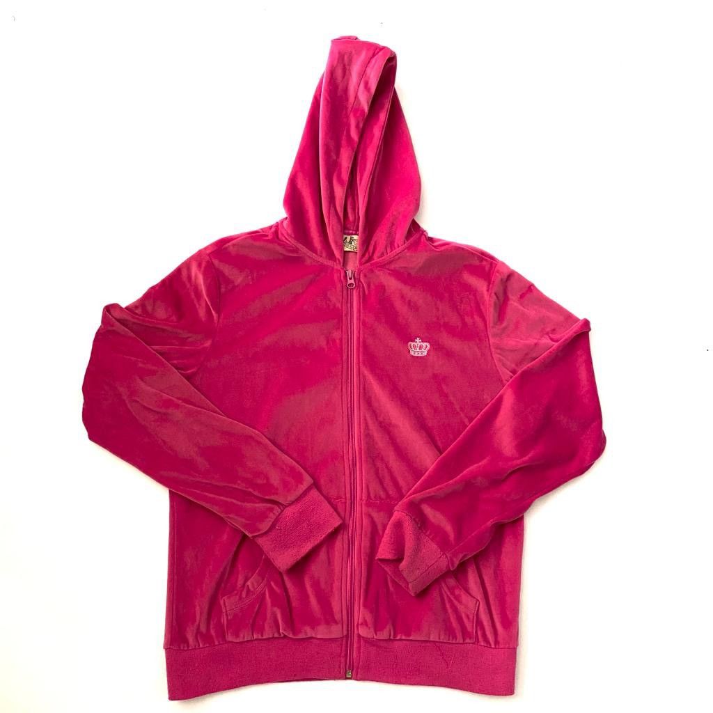 Juicy Couture Juicy Couture pink full zip hoodie big logo drip y2k Size M / US 6-8 / IT 42-44 - 1 Thumbnail