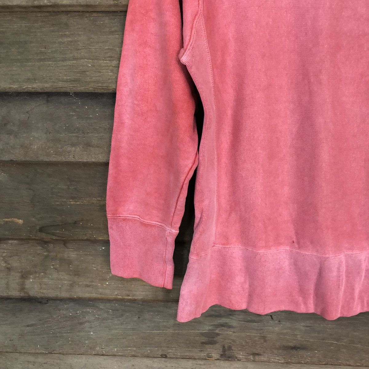 Japanese Brand × Vintage Laundry man japan Pink Sweatshirt #5508 Size US S / EU 44-46 / 1 - 4 Thumbnail