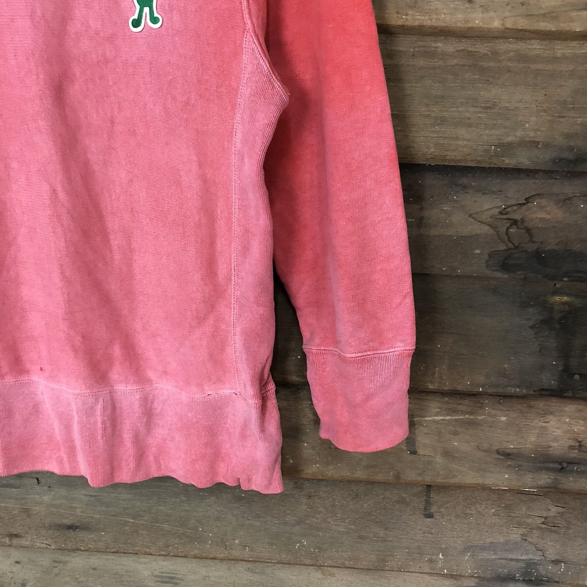 Japanese Brand × Vintage Laundry man japan Pink Sweatshirt #5508 Size US S / EU 44-46 / 1 - 5 Thumbnail