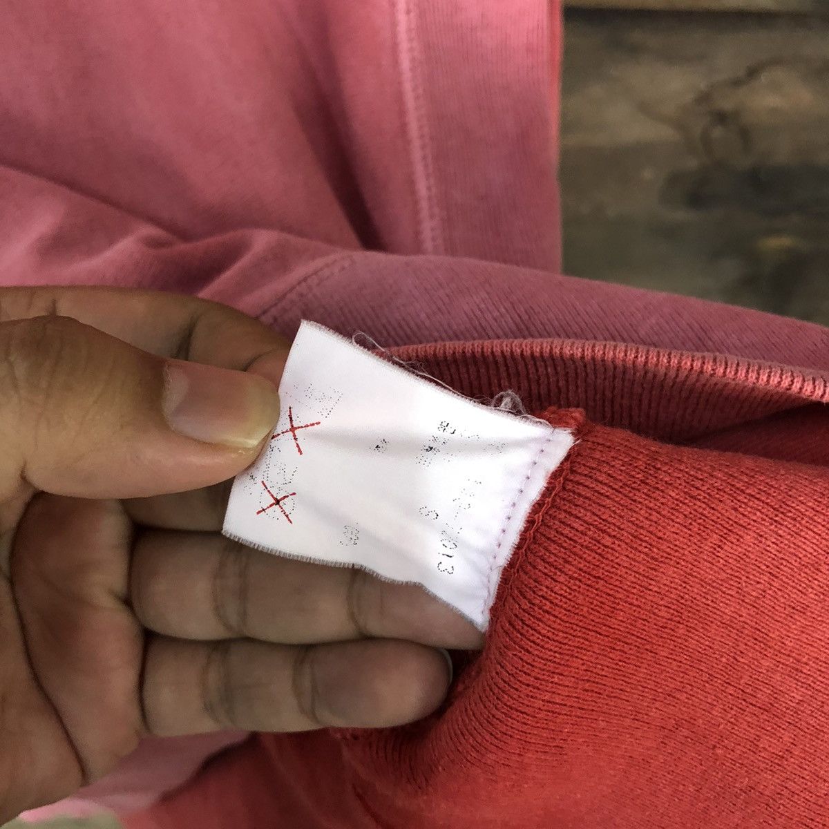 Japanese Brand × Vintage Laundry man japan Pink Sweatshirt #5508 Size US S / EU 44-46 / 1 - 9 Thumbnail