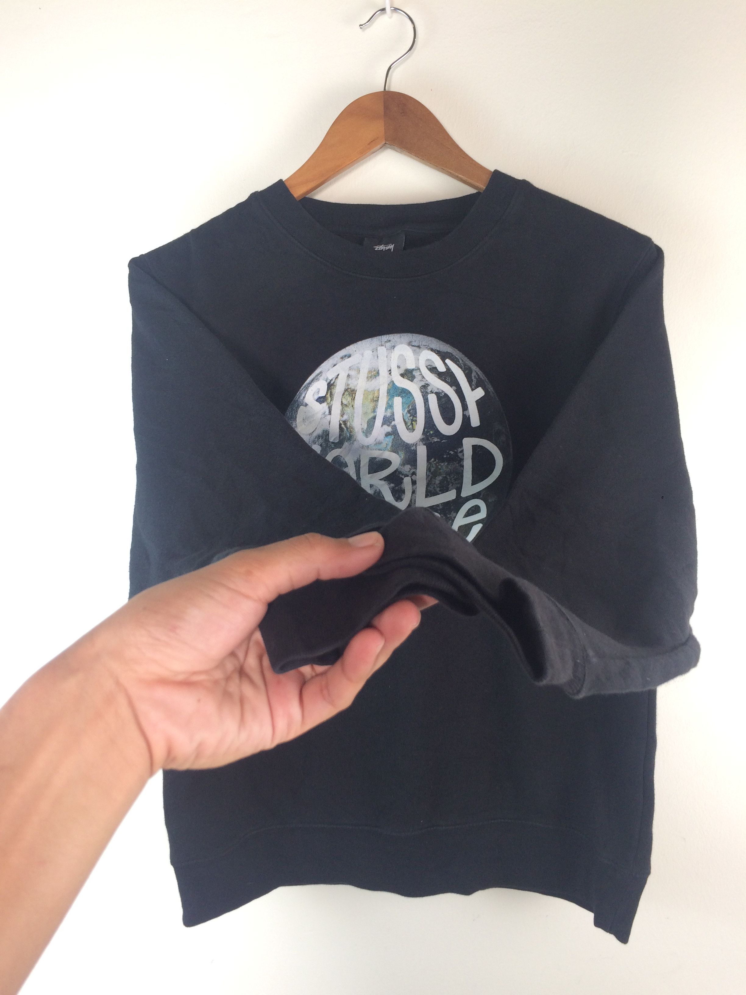 Stussy Vintage Stussy World Tribe Crewneck Sweatshirt Black Size US S / EU 44-46 / 1 - 4 Thumbnail