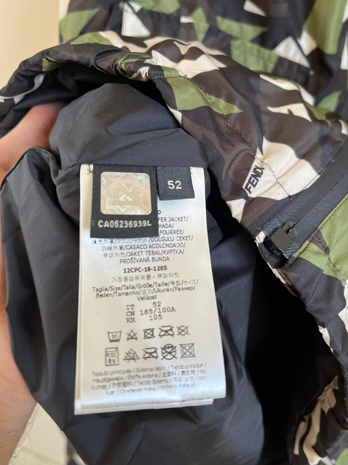 Fendi Jacket in Militray Design - Mulitcolor Size US L / EU 52-54 / 3 - 7 Thumbnail