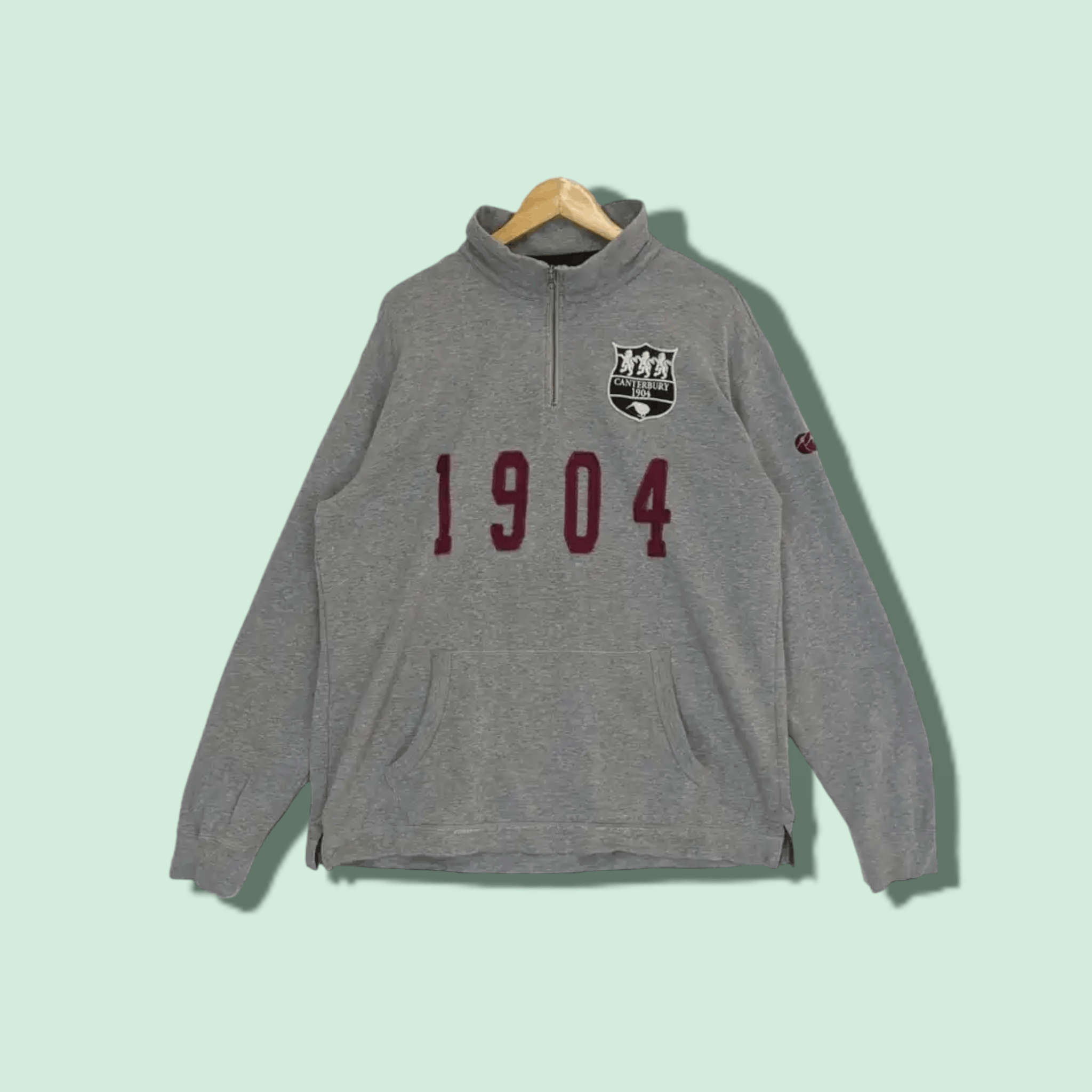 Canterbury of New Zealand CANTERBURY New Zealand 1904 Big Spell Out Jumper Sweatshirt Size US XL / EU 56 / 4 - 1 Thumbnail