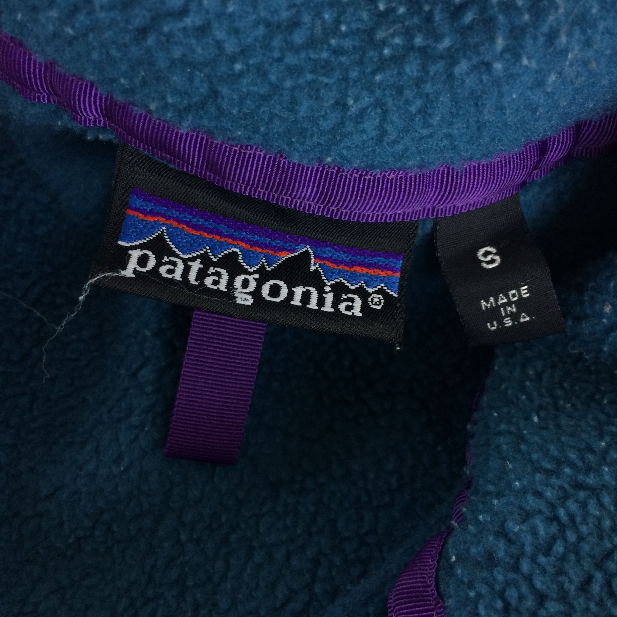 Patagonia Vintage Patagonia Half Button Up Fleece Jacket Size US S / EU 44-46 / 1 - 13 Thumbnail