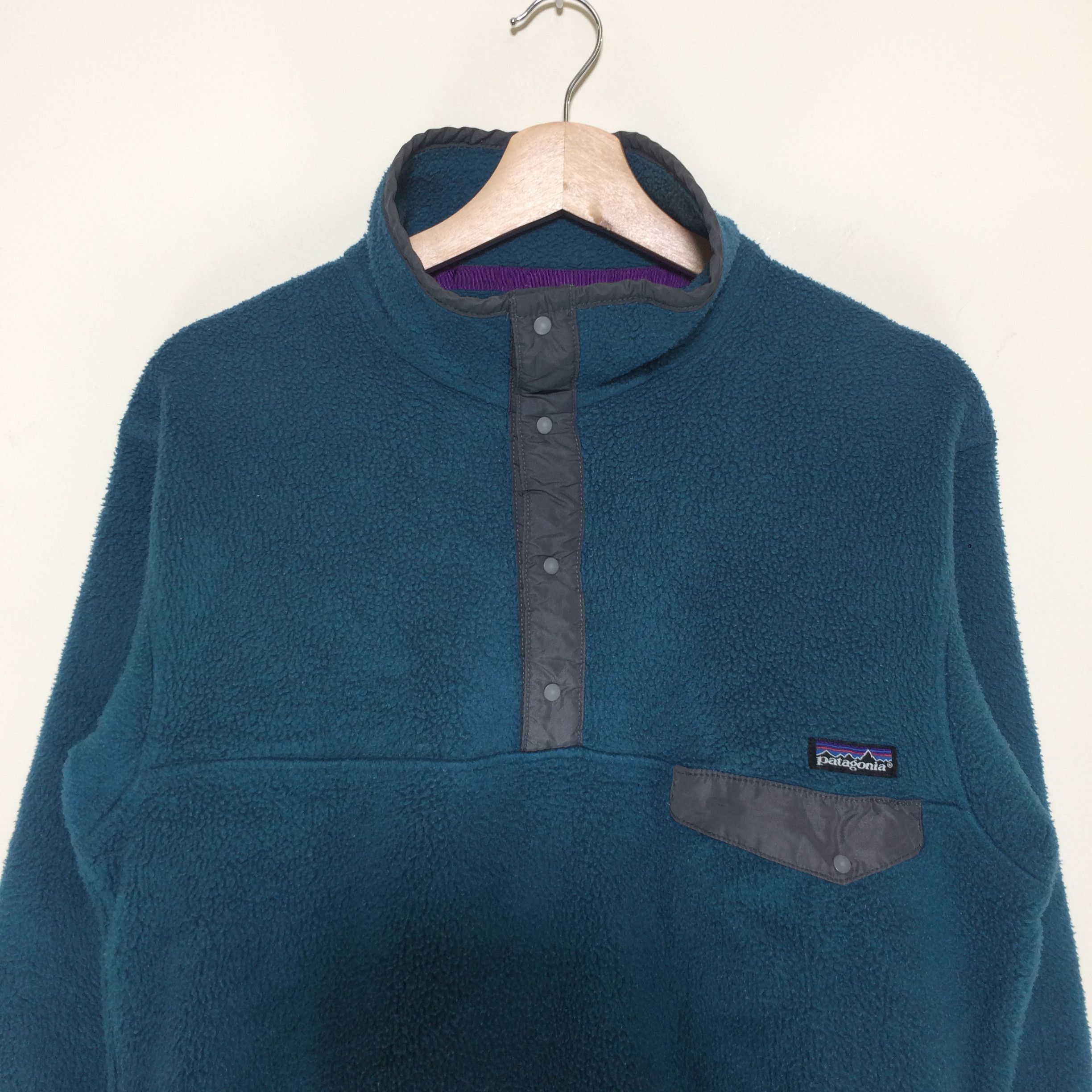Patagonia Vintage Patagonia Half Button Up Fleece Jacket Size US S / EU 44-46 / 1 - 7 Thumbnail