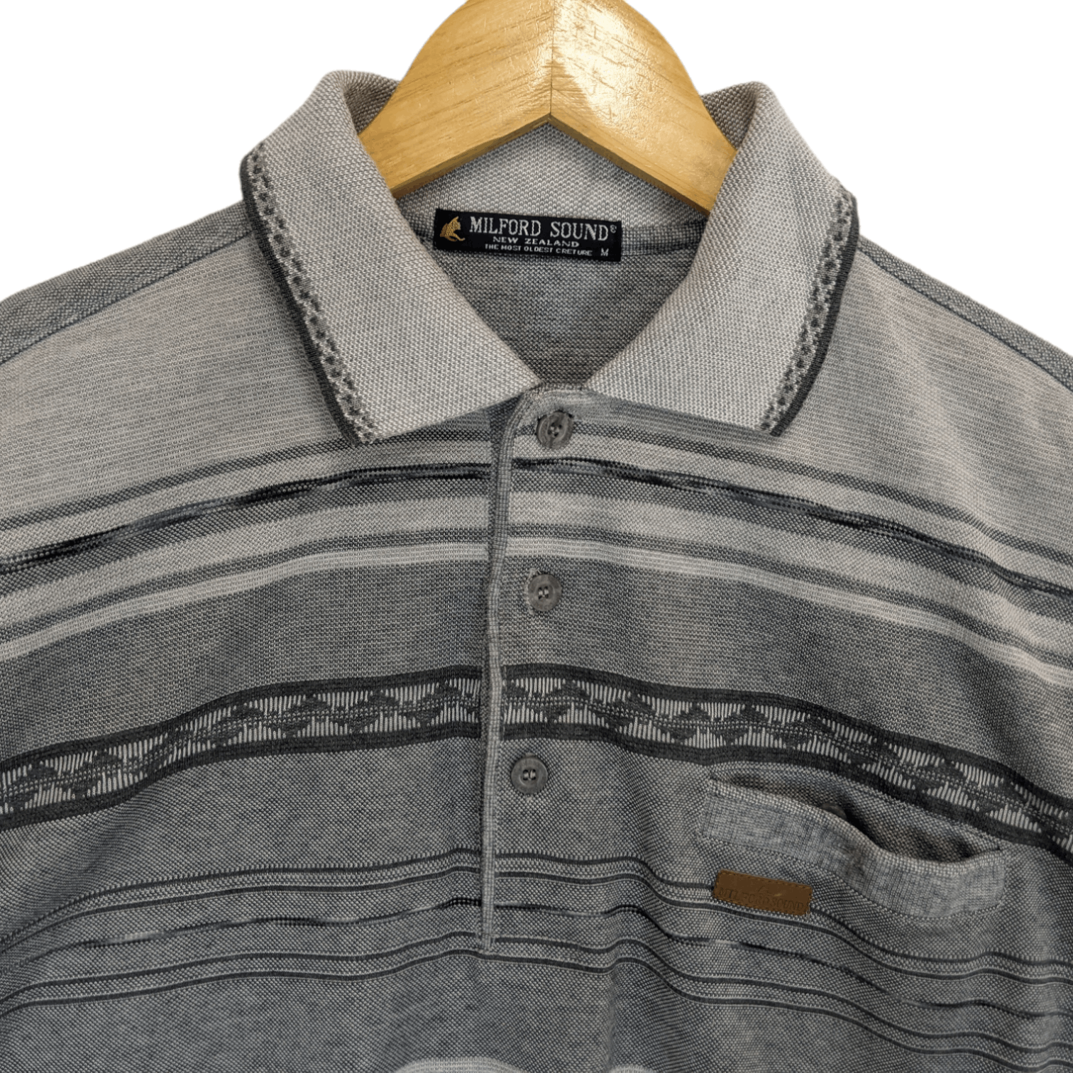 Japanese Brand MILFORD SOUND New Zealand Vintage Retro Polo Sweatshirt Size US XS / EU 42 / 0 - 4 Thumbnail