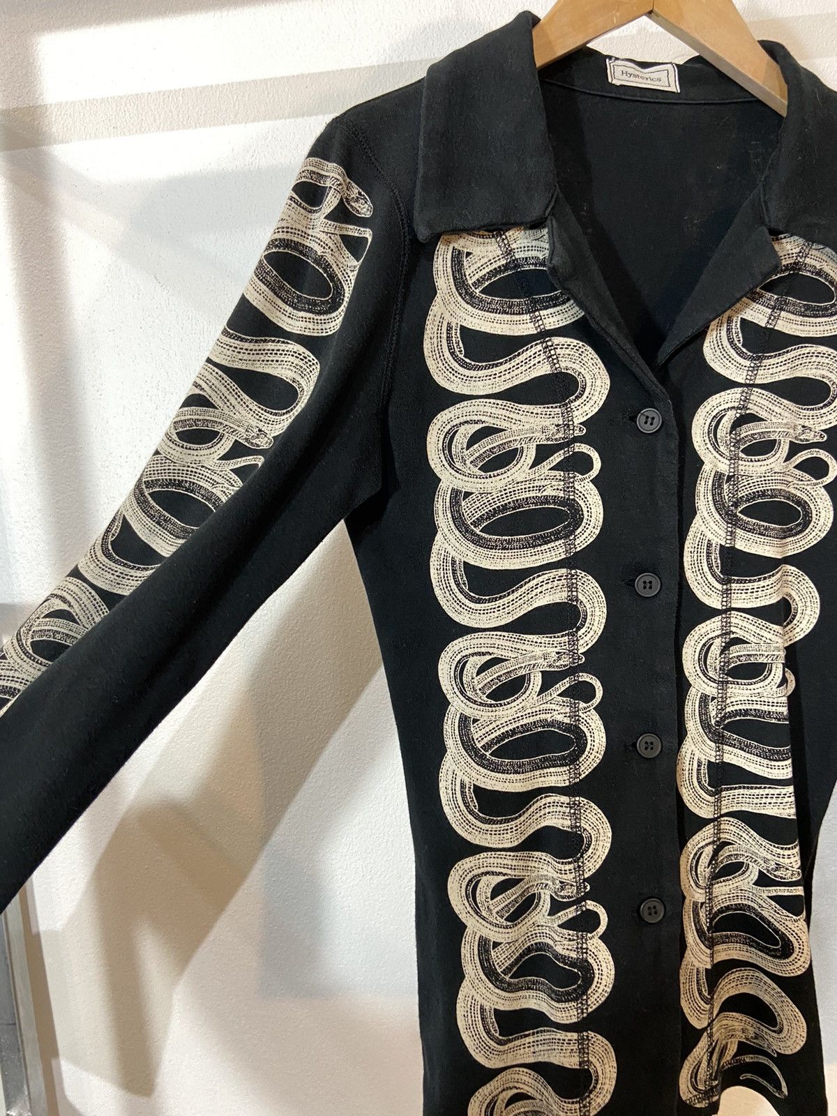 Hysteric Glamour Hysteric Glamour Snack Jersey Long Sleeve Shirt Size ONE SIZE - 16 Thumbnail