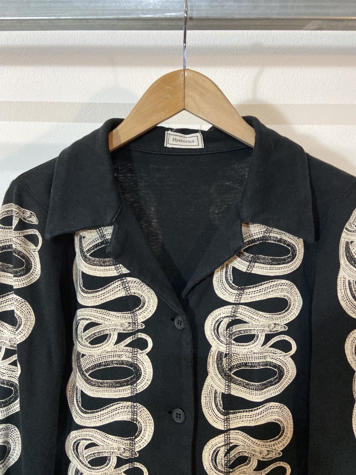 Hysteric Glamour Hysteric Glamour Snack Jersey Long Sleeve Shirt Size ONE SIZE - 4 Thumbnail