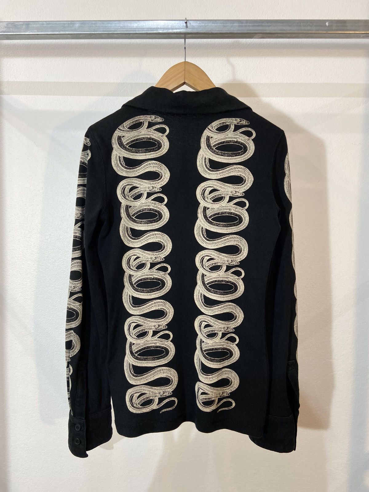 Hysteric Glamour Hysteric Glamour Snack Jersey Long Sleeve Shirt Size ONE SIZE - 3 Thumbnail