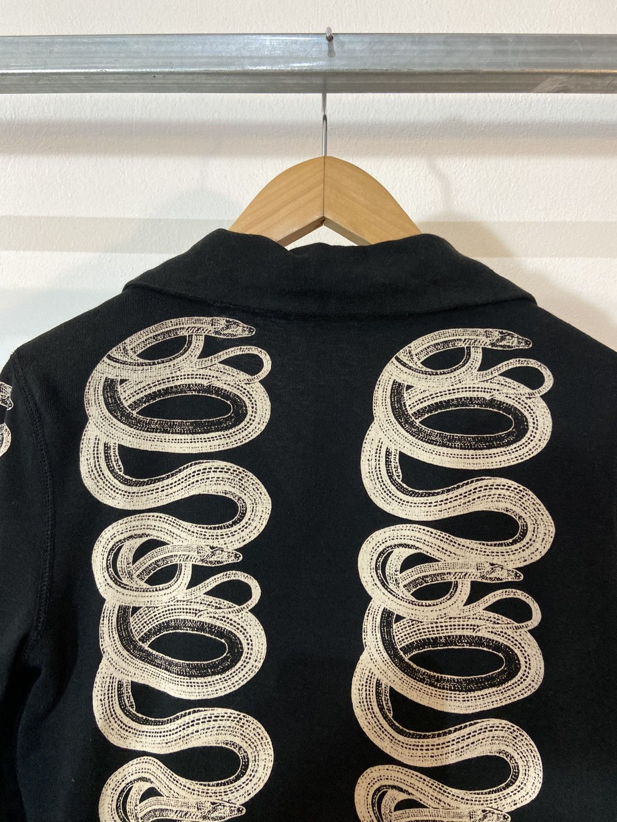 Hysteric Glamour Hysteric Glamour Snack Jersey Long Sleeve Shirt Size ONE SIZE - 8 Thumbnail