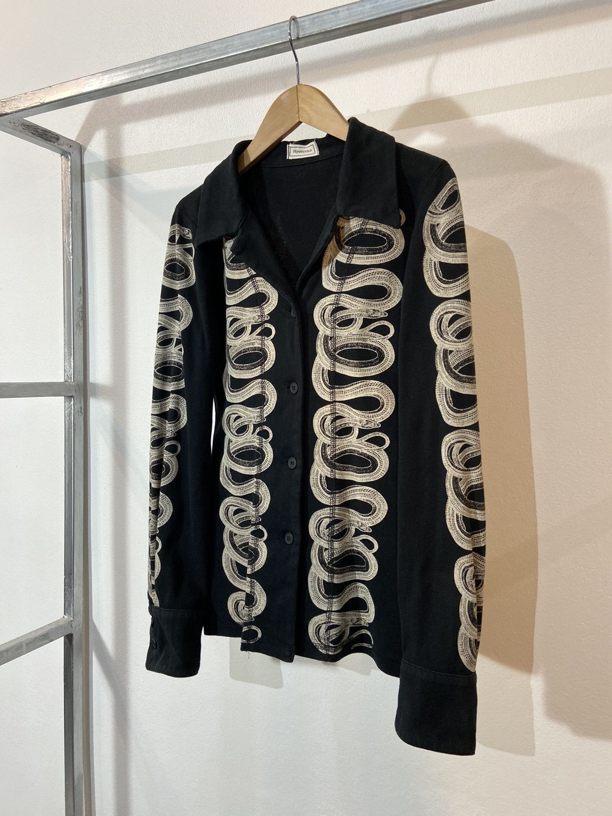 Hysteric Glamour Hysteric Glamour Snack Jersey Long Sleeve Shirt Size ONE SIZE - 1 Thumbnail