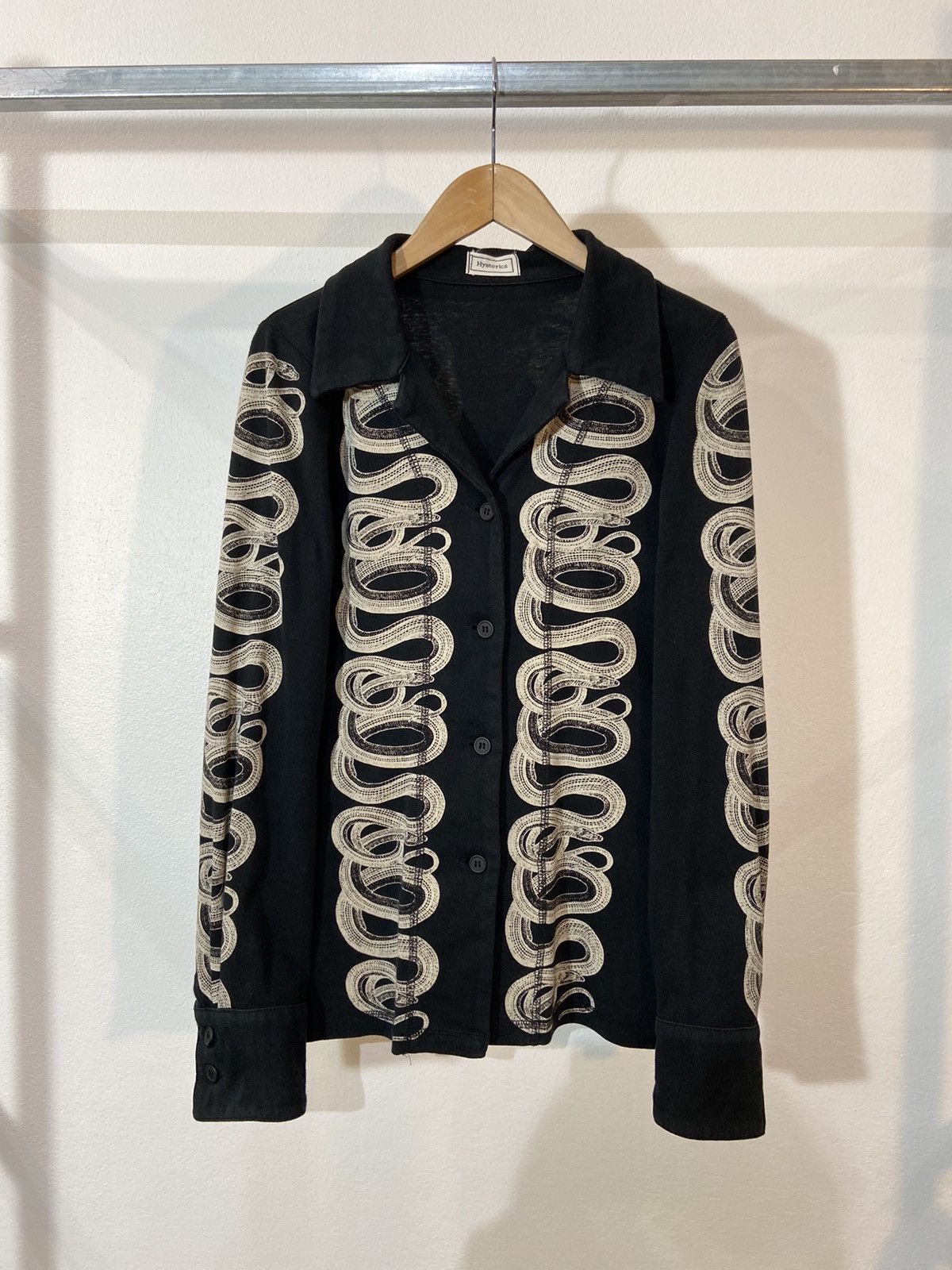 Hysteric Glamour Hysteric Glamour Snack Jersey Long Sleeve Shirt Size ONE SIZE - 2 Thumbnail