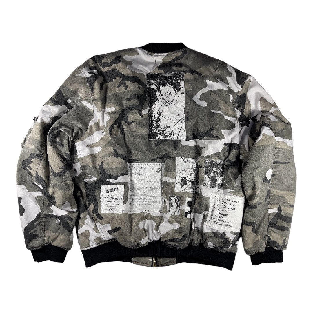 Rough Simmons Black and White Neo Tokyo Bomber Jacket Grailed