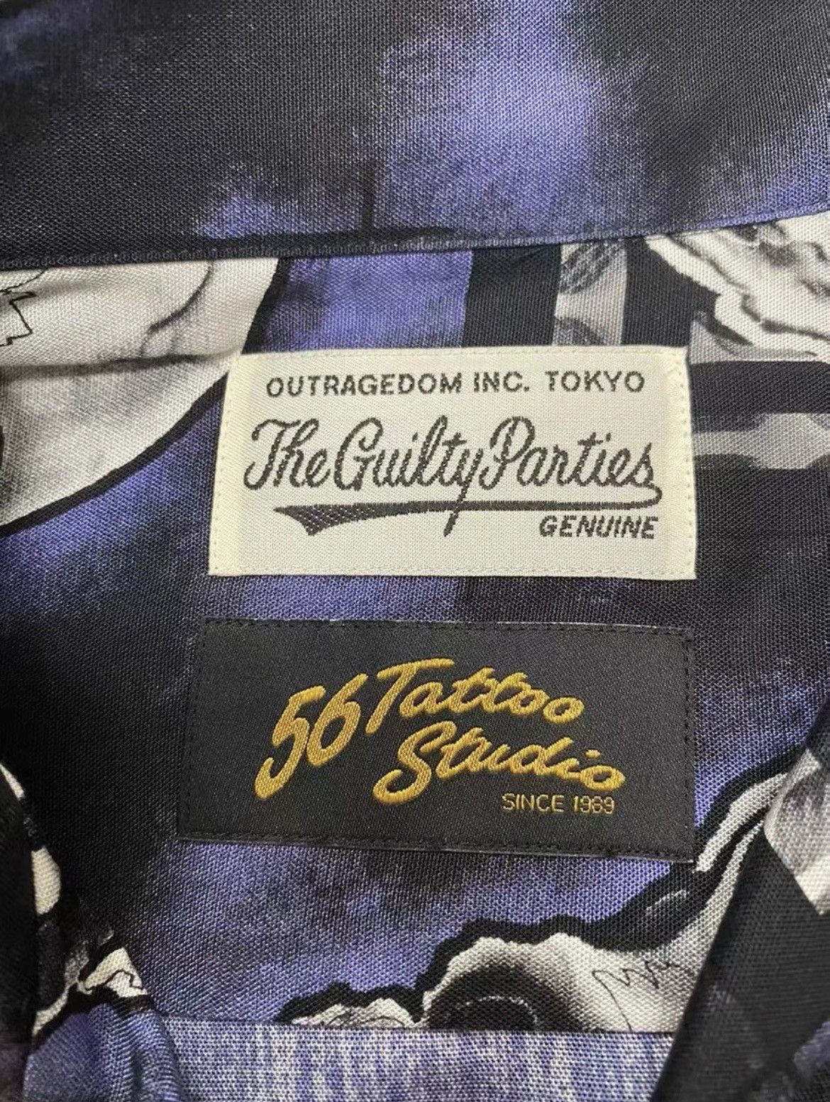 Wacko Maria Wacko Maria x 56 Tatto Studio shirt 22ss Size US XL / EU 56 / 4 - 4 Thumbnail