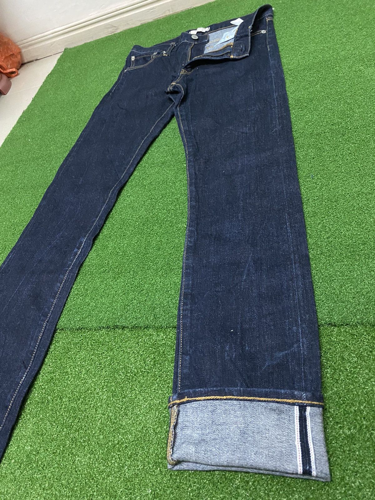 Japanese Brand UNIQLO SELVAGE DENIM SIZE 29 Size 29" - 7 Thumbnail