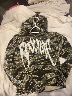 Revenge tiger 2025 camo hoodie