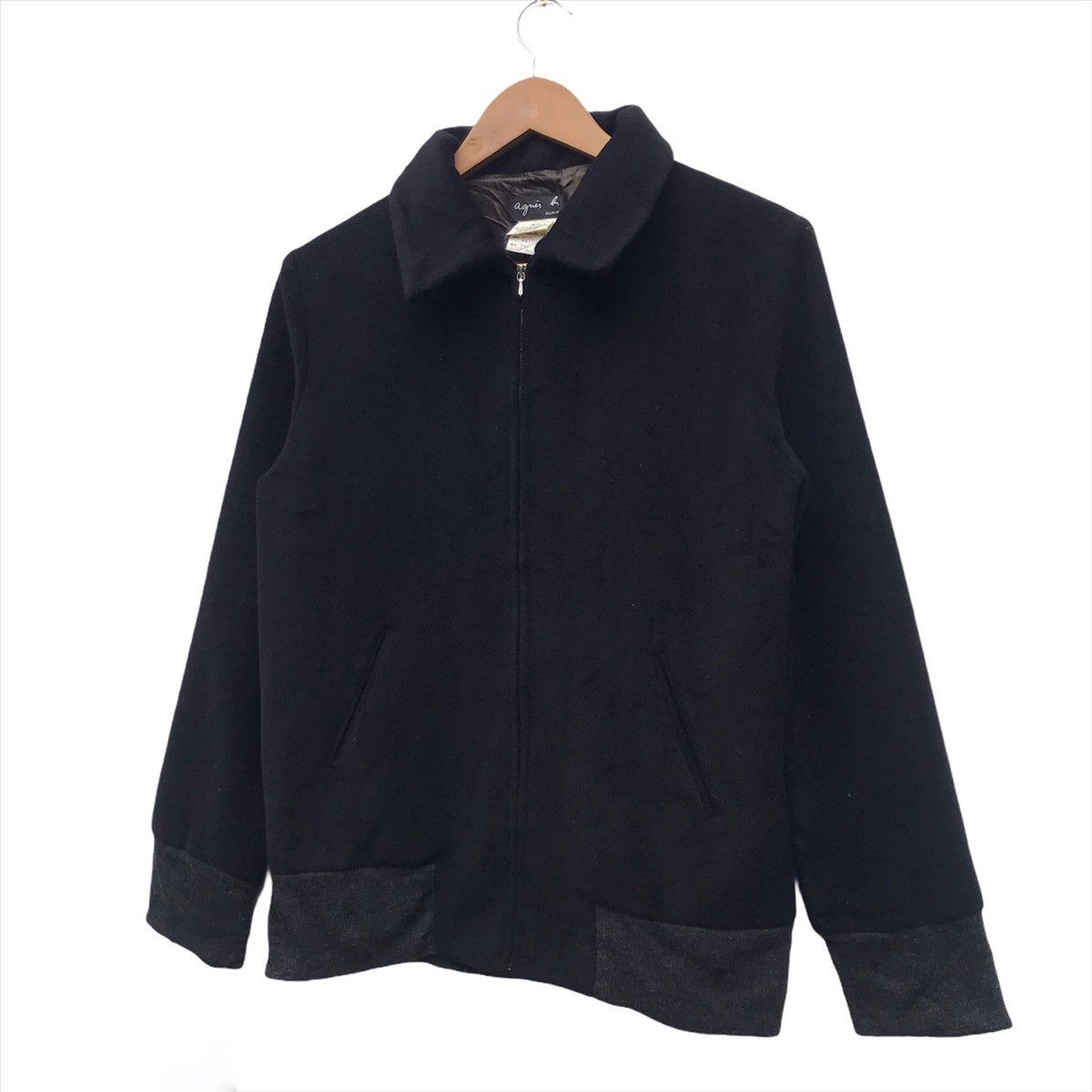 Designer × agnes b. Agnes B Full zipper wool Jacket Size US M / EU 48-50 / 2 - 2 Thumbnail