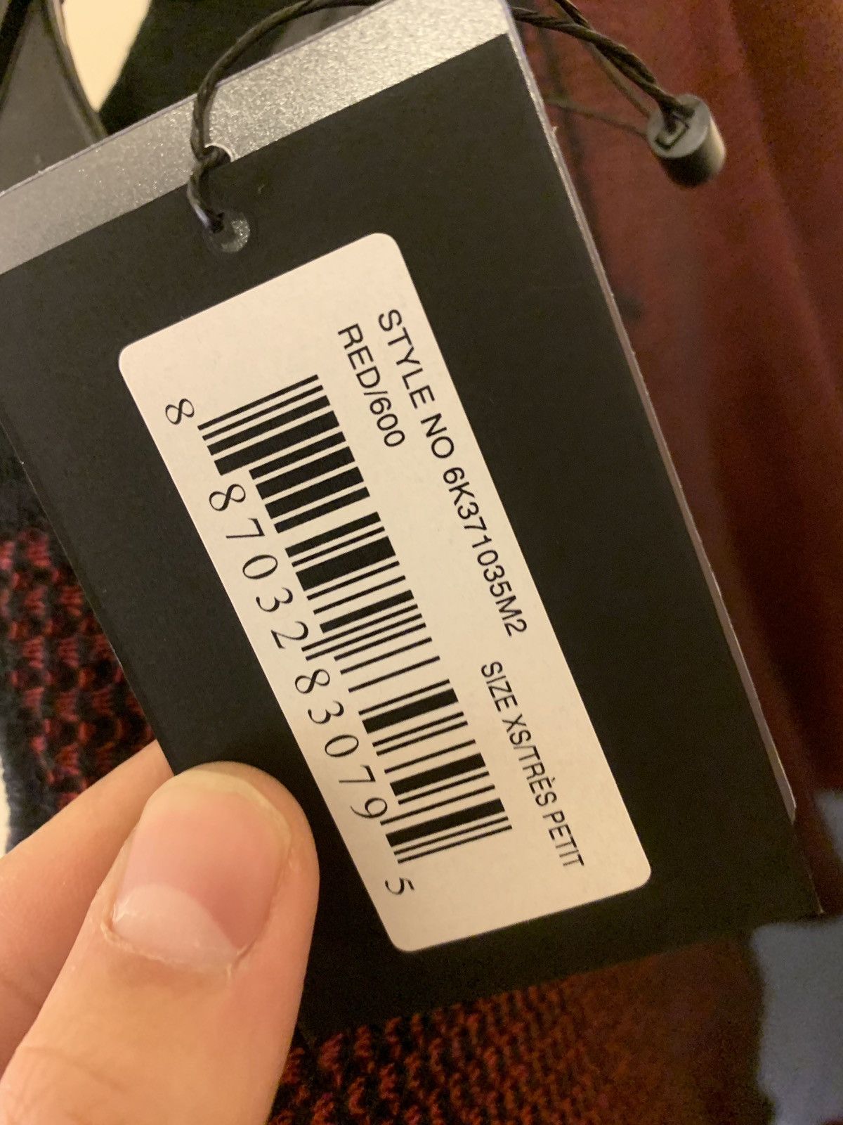 Alexander Wang Red & Black Knit Sweater Size US XS / EU 42 / 0 - 5 Thumbnail