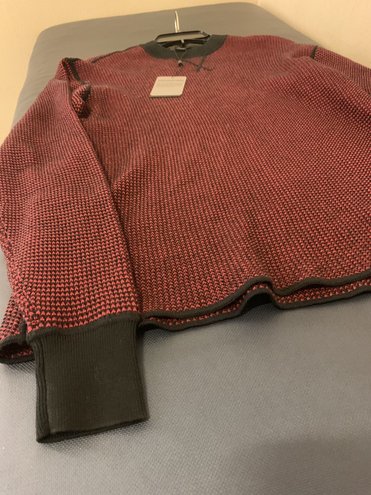 Alexander Wang Red & Black Knit Sweater Size US XS / EU 42 / 0 - 4 Thumbnail
