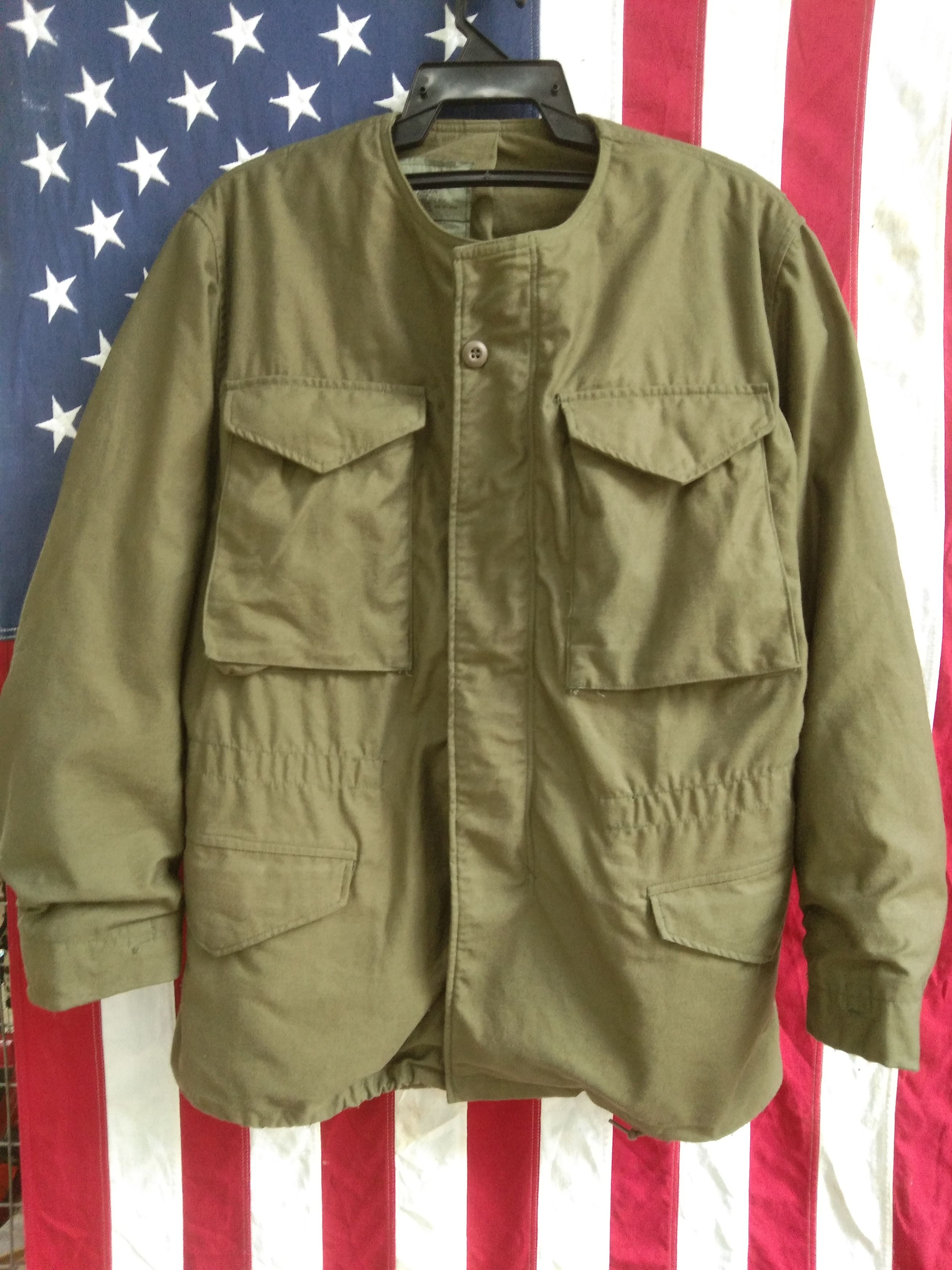 Vintage MILITARY OG 107 FIELD JACKET Size US S / EU 44-46 / 1 - 1 Thumbnail