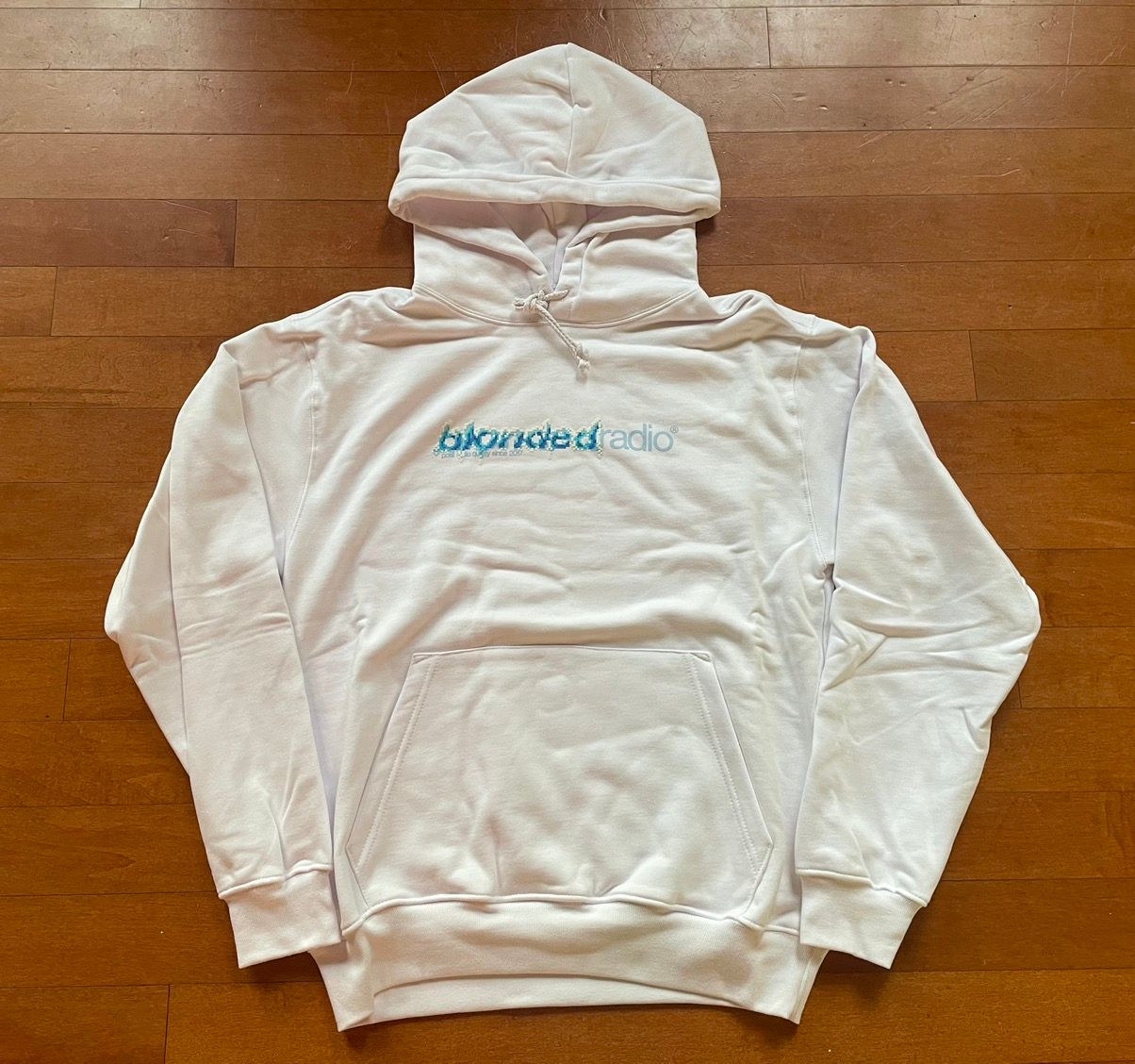 Pre-owned Frank Ocean X Homer Xl Iceman Hoodie New Classic Tee Lsd White Blue Extra Large