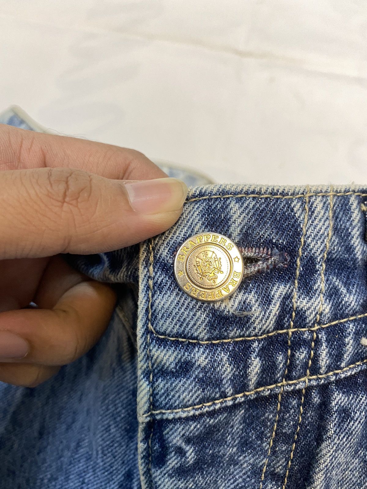 Designer × Japanese Brand × Vintage Vintage Brappers Denim Jeans Japanese Brand Size US 28 / EU 44 - 4 Thumbnail