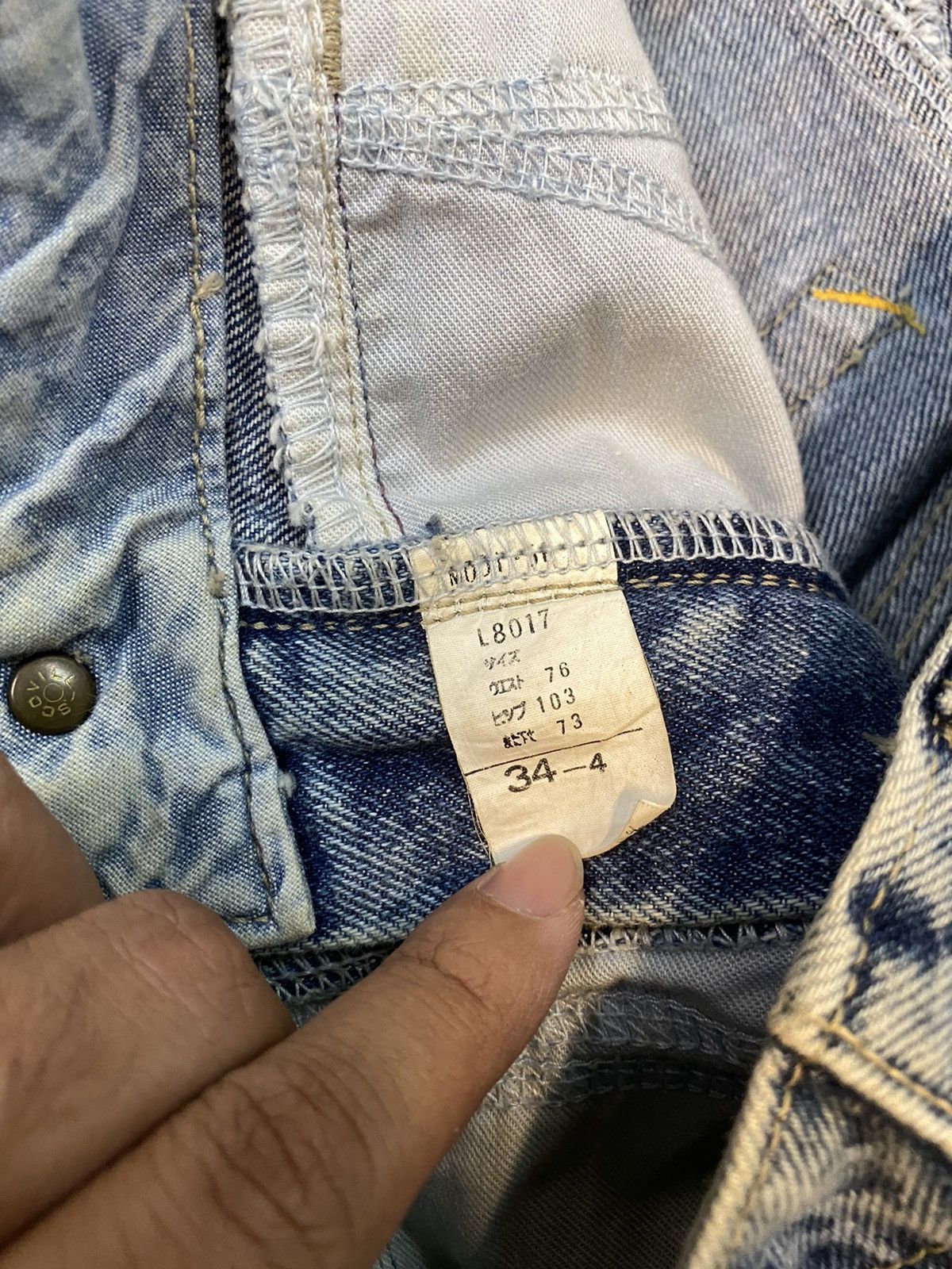 Designer × Japanese Brand × Vintage Vintage Brappers Denim Jeans Japanese Brand Size US 28 / EU 44 - 6 Thumbnail