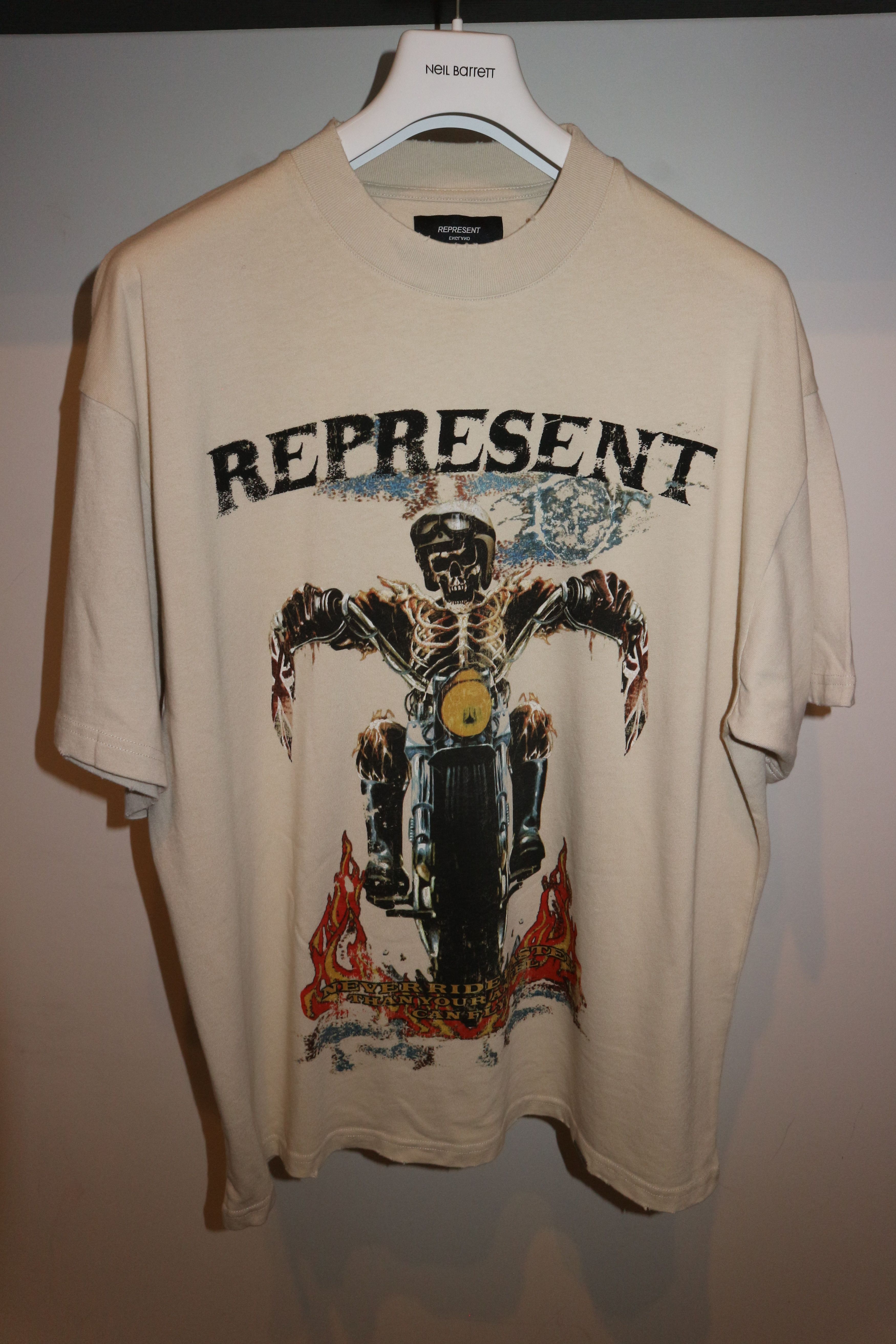 Represent Clo. Moto print t-shirt Size US L / EU 52-54 / 3 - 1 Thumbnail