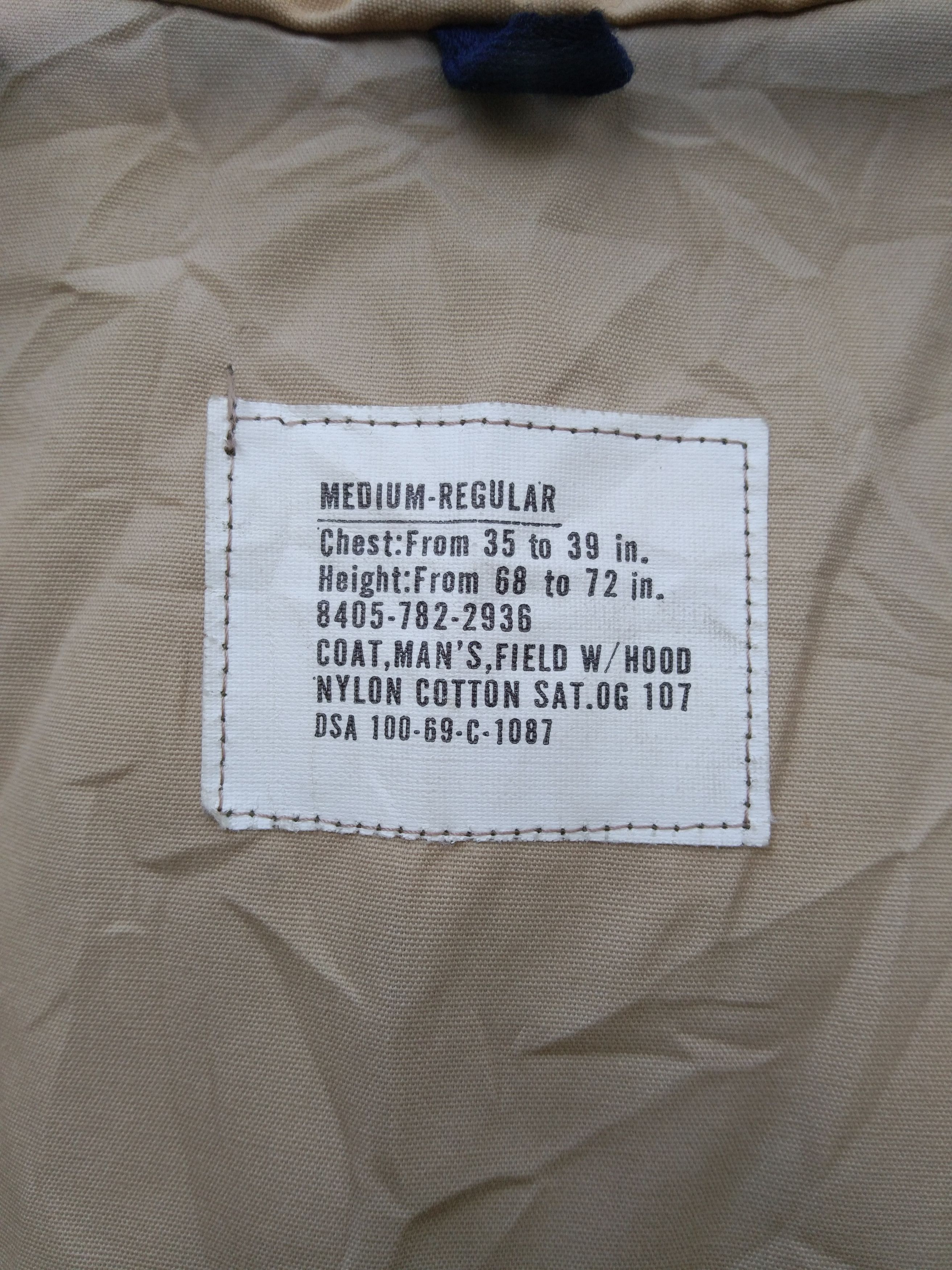 Japanese Brand MILITARYSTYLE OG-107 HOODIEJACKET with BACK ZIPPER POCKET Size US L / EU 52-54 / 3 - 8 Thumbnail