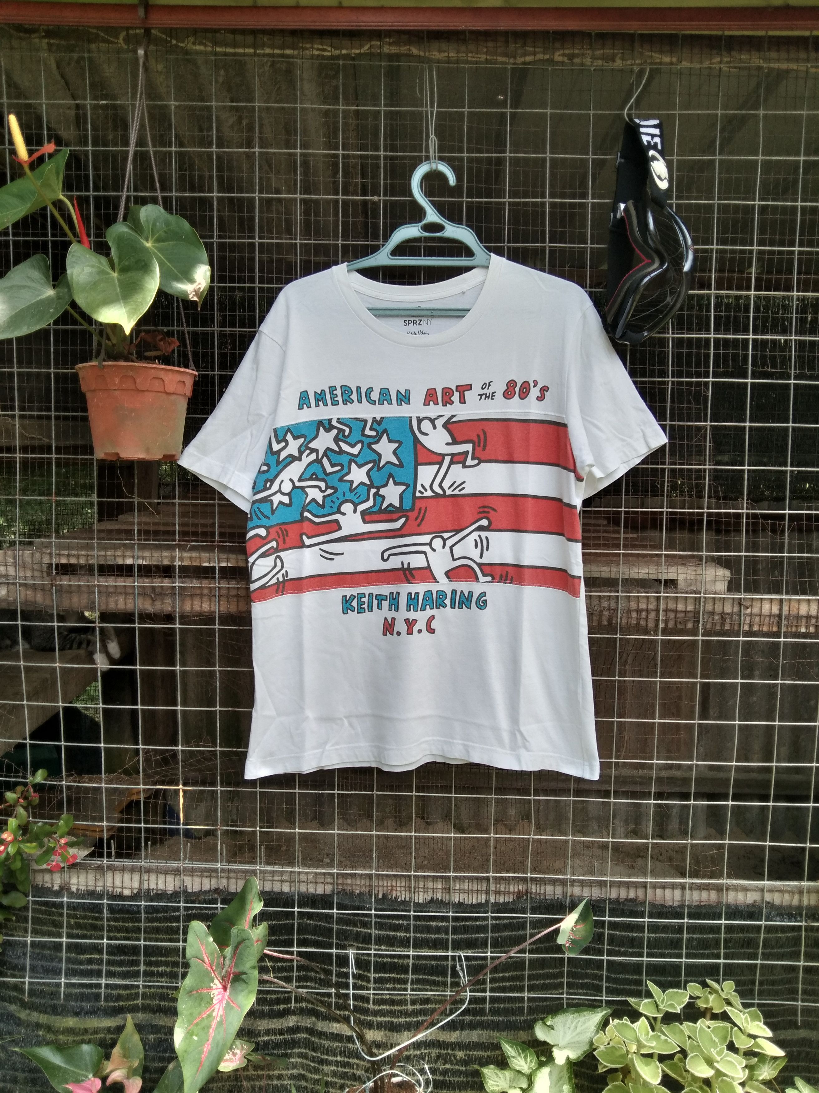Keith Haring × Uniqlo KEITH HARING AMERICAN ART OF THE 80's T-SHIRT Size US M / EU 48-50 / 2 - 1 Thumbnail
