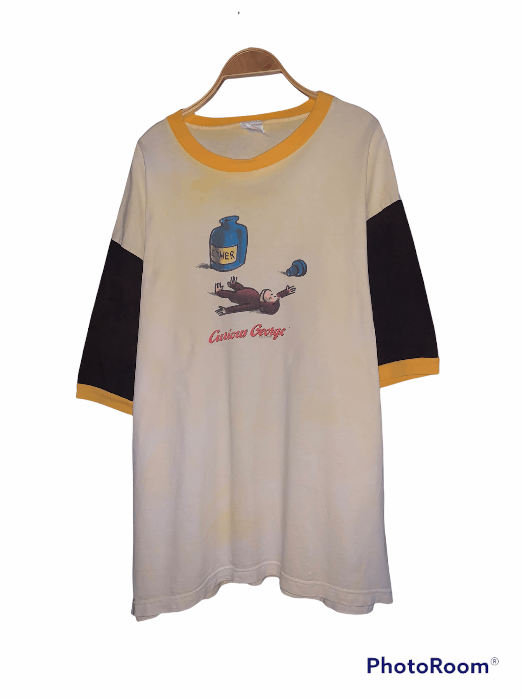 Vintage Curious George American Anime Series Vintage Movie Shirt Size US XL / EU 56 / 4 - 1 Thumbnail