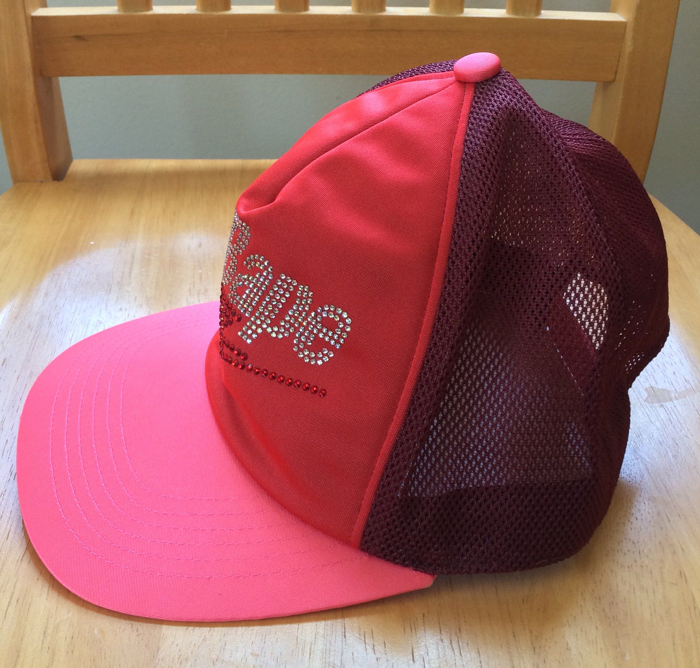 Bape × Swarovski S/S 2006 Bape Swarovski Trucker Hat Size ONE SIZE - 3 Thumbnail