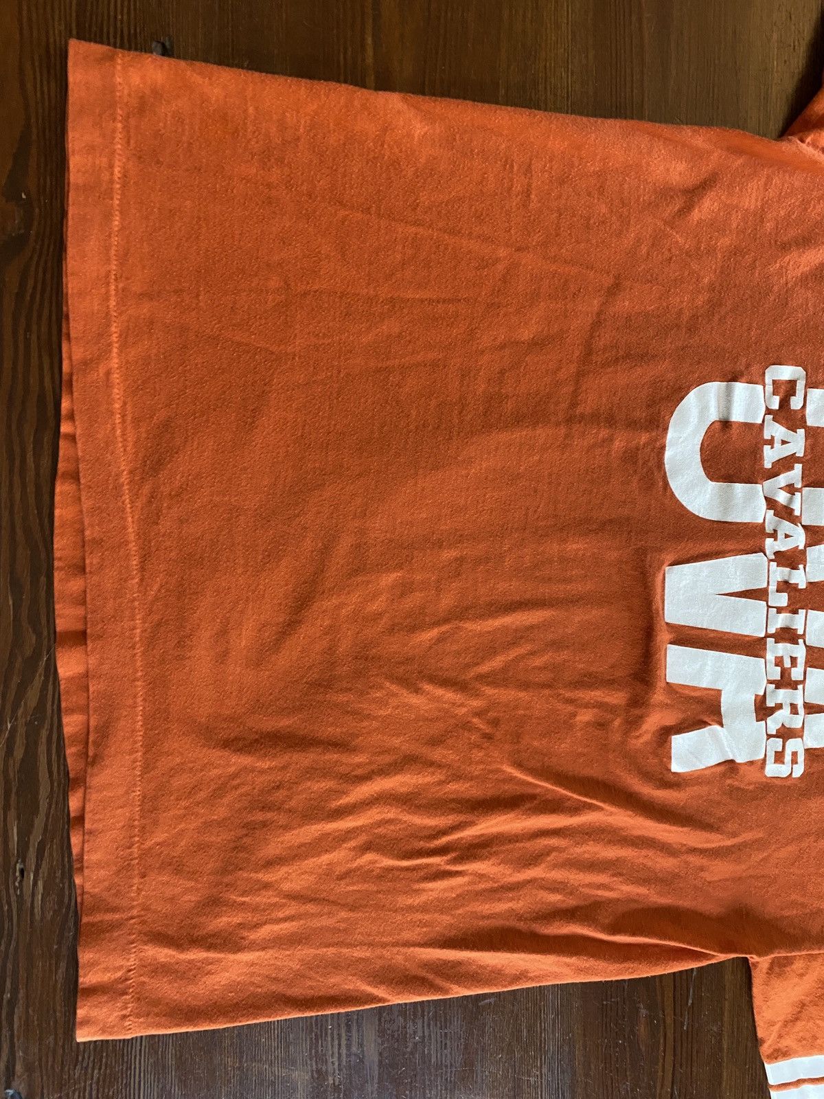 NCAA × Velva Sheen × Vintage Vintage 70’s/80’s UVA Cavaliers Single Stitch Football Tee Size US M / EU 48-50 / 2 - 9 Thumbnail