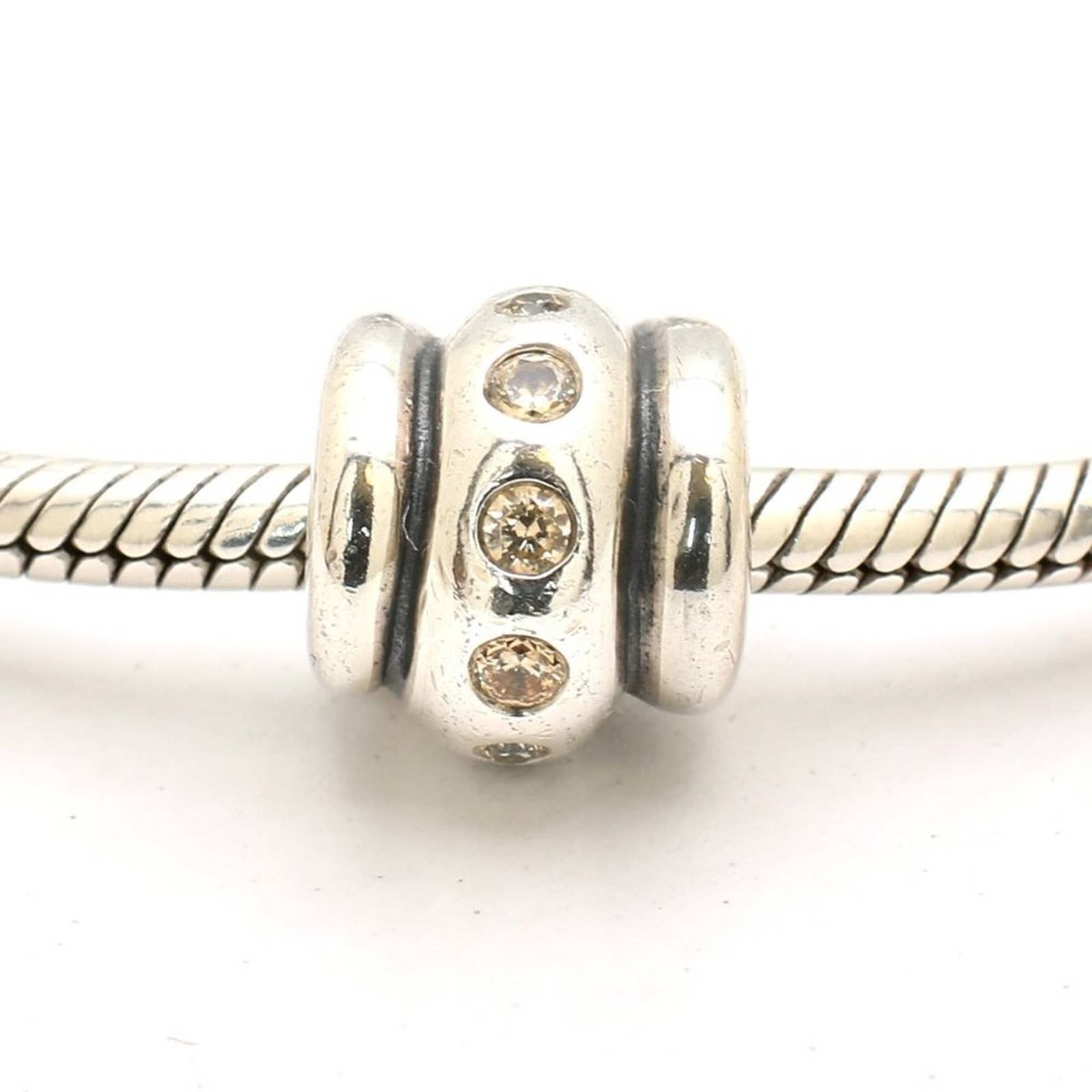 Authentic PANDORA Champagne Swirl Charm