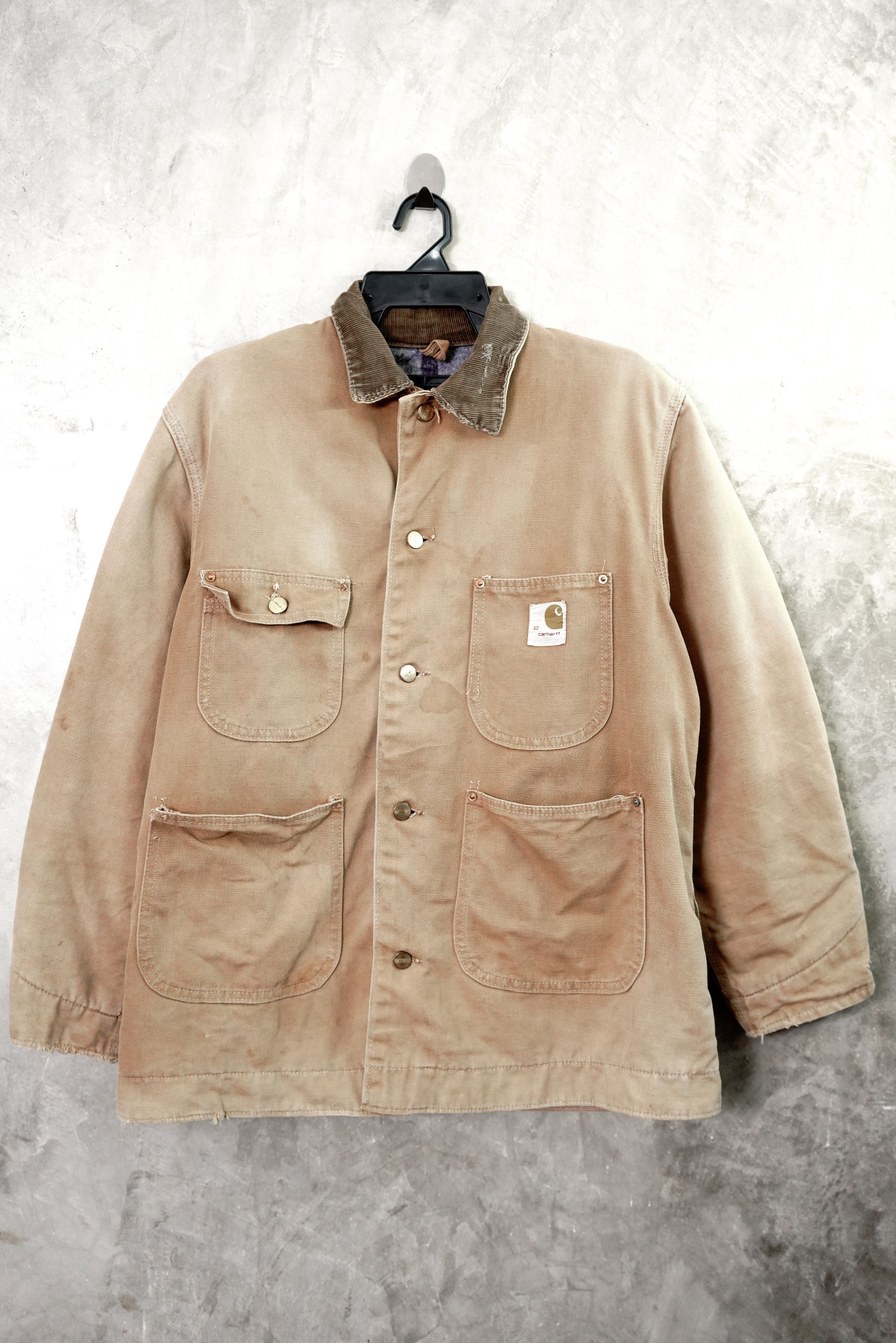 70s Carhartt store 40 L Blanket Lined jacket