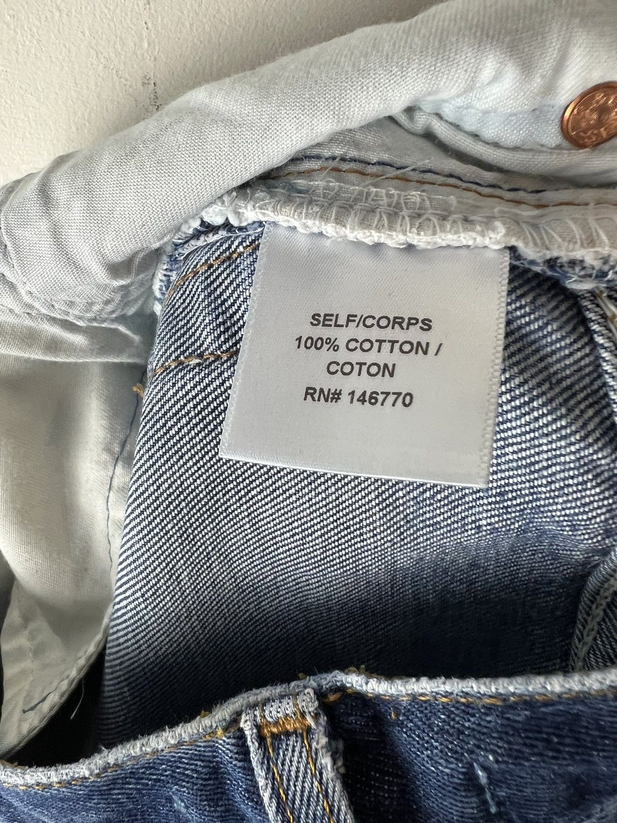 Levi's × RE/DONE × Vintage Re/Done Levis distressed dark blue jeans Size 25" / US 0 / IT 36 - 5 Thumbnail