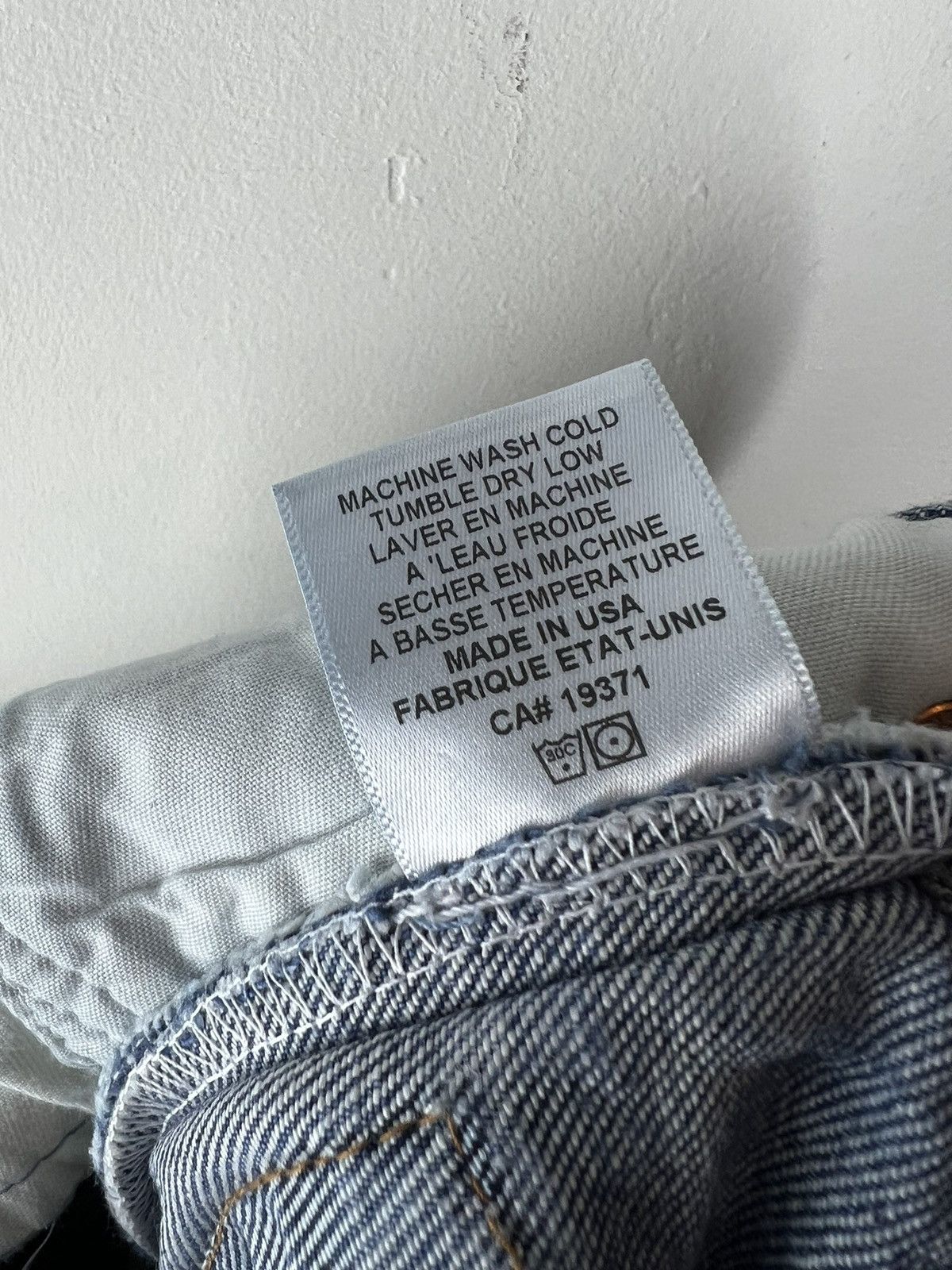 Levi's × RE/DONE × Vintage Re/Done Levis distressed dark blue jeans Size 25" / US 0 / IT 36 - 6 Thumbnail