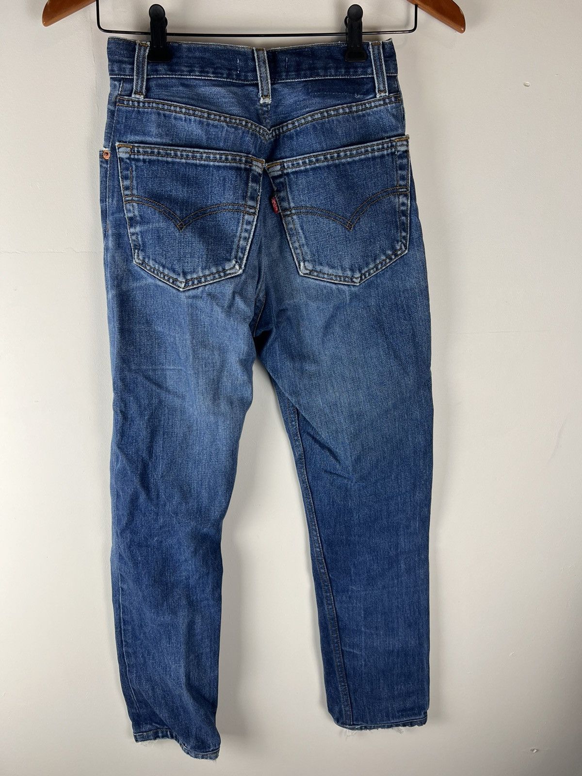 Levi's × RE/DONE × Vintage Re/Done Levis distressed dark blue jeans Size 25" / US 0 / IT 36 - 2 Thumbnail