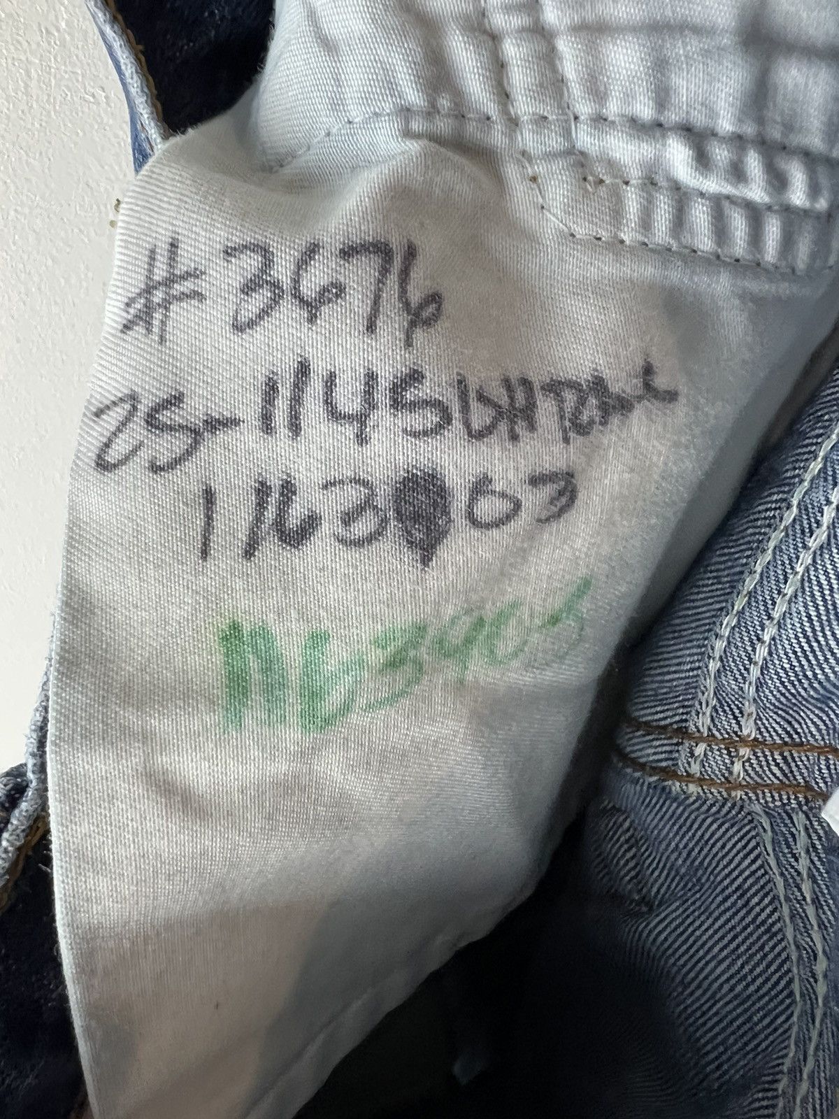 Levi's × RE/DONE × Vintage Re/Done Levis distressed dark blue jeans Size 25" / US 0 / IT 36 - 4 Thumbnail