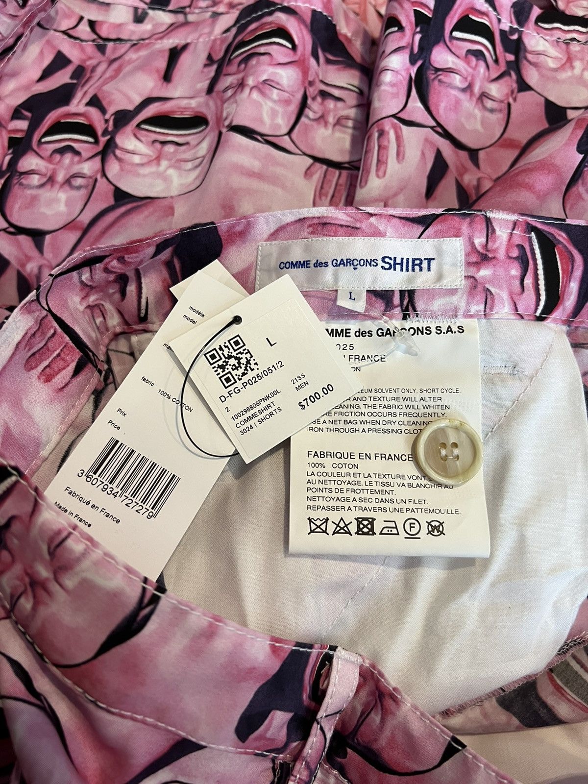 Comme des Garcons COMME DES GARCONS X YUE MINJUN SHORTS Size US 33 - 4 Thumbnail