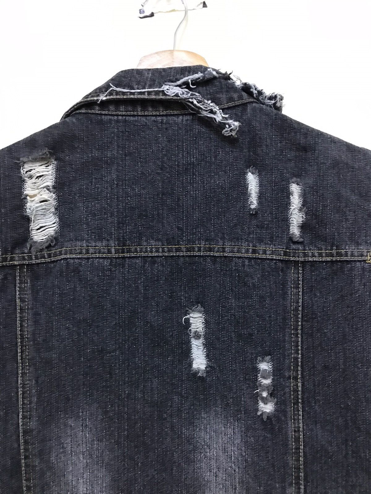 In The Attic Vintage In The Attic Distressed Splashed Paint Punk Jacket Size US M / EU 48-50 / 2 - 11 Thumbnail