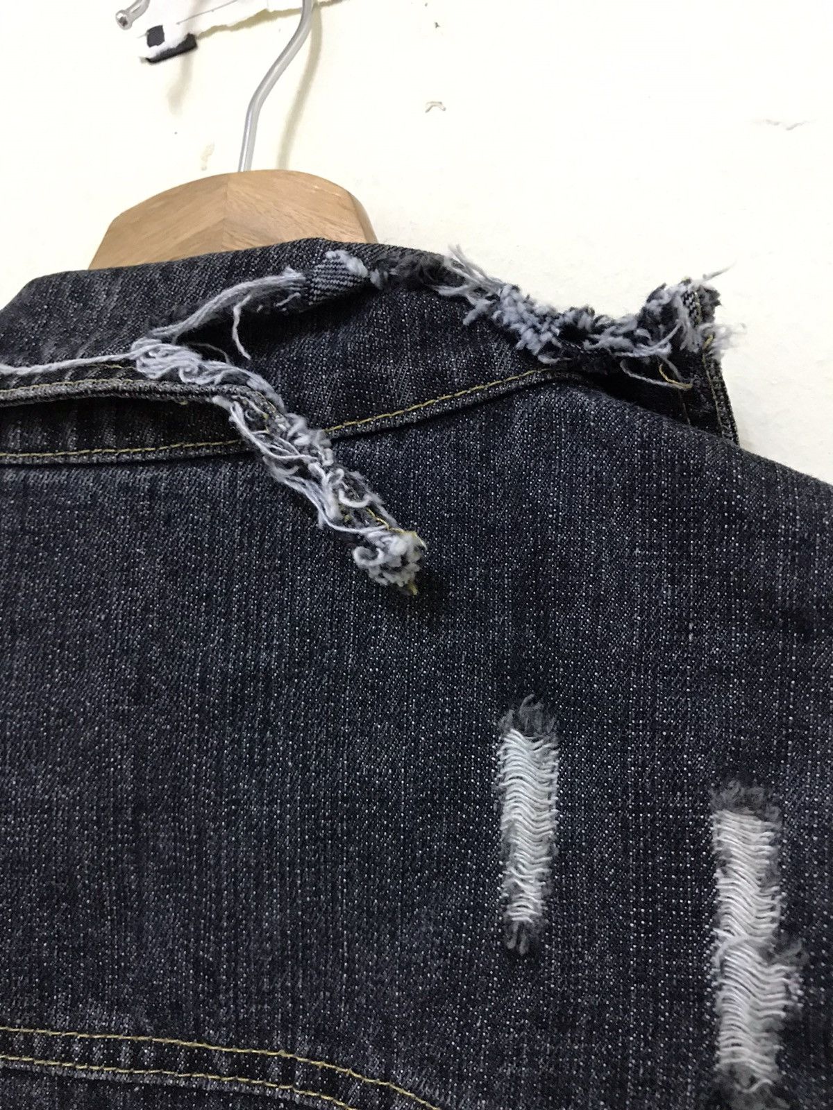 In The Attic Vintage In The Attic Distressed Splashed Paint Punk Jacket Size US M / EU 48-50 / 2 - 12 Thumbnail